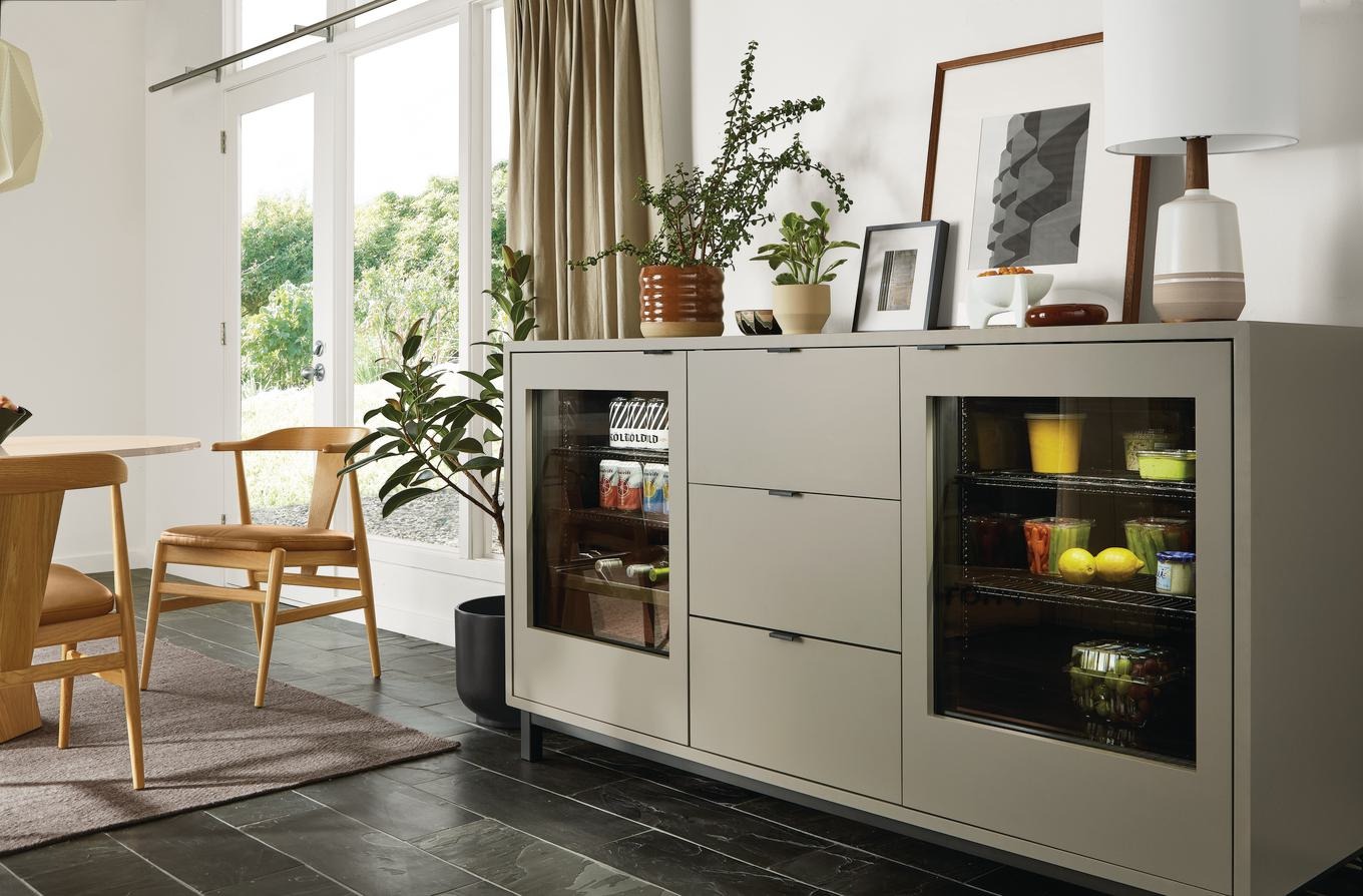 Copenhagen Storage Cabinets With Refrigerator 156