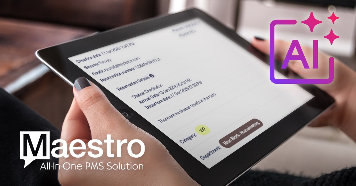 Maestro’s GuestXMS Evolves in the GenAI Era 315