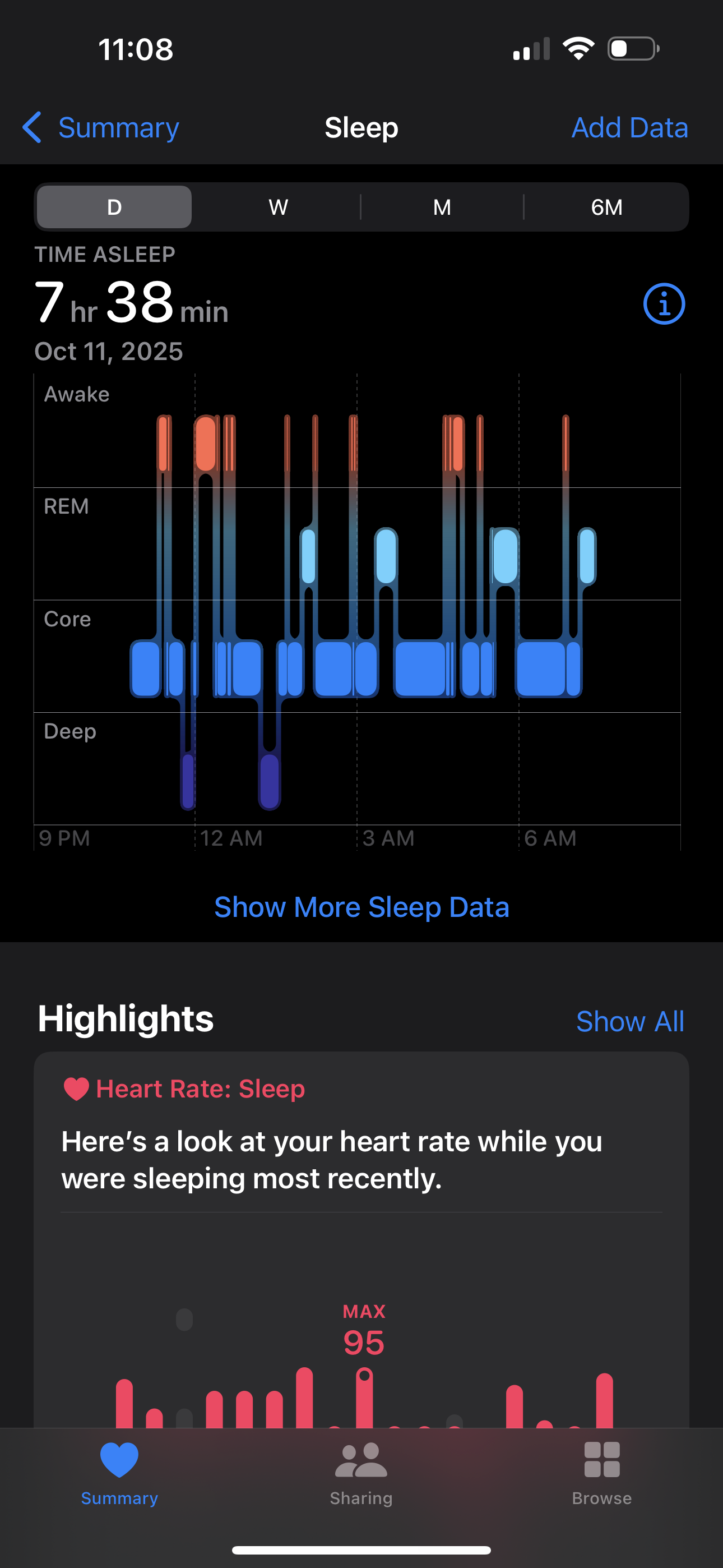 Getting much needed (AND DESERVED) sleep! 5264
