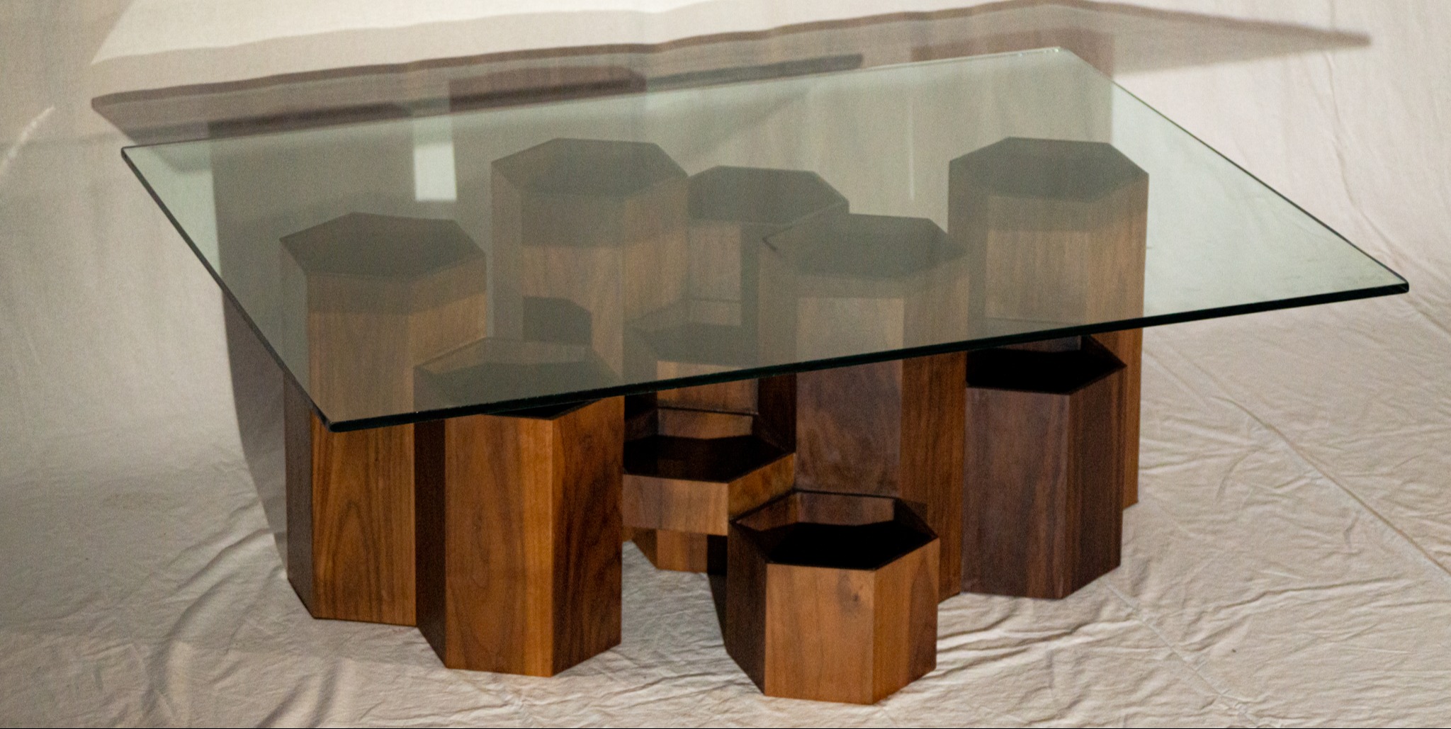 honeycomb coffee table 57