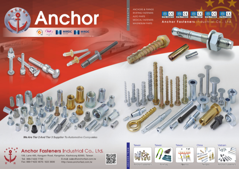 Anchor Fasteners Company Profile and Product Catalog 557