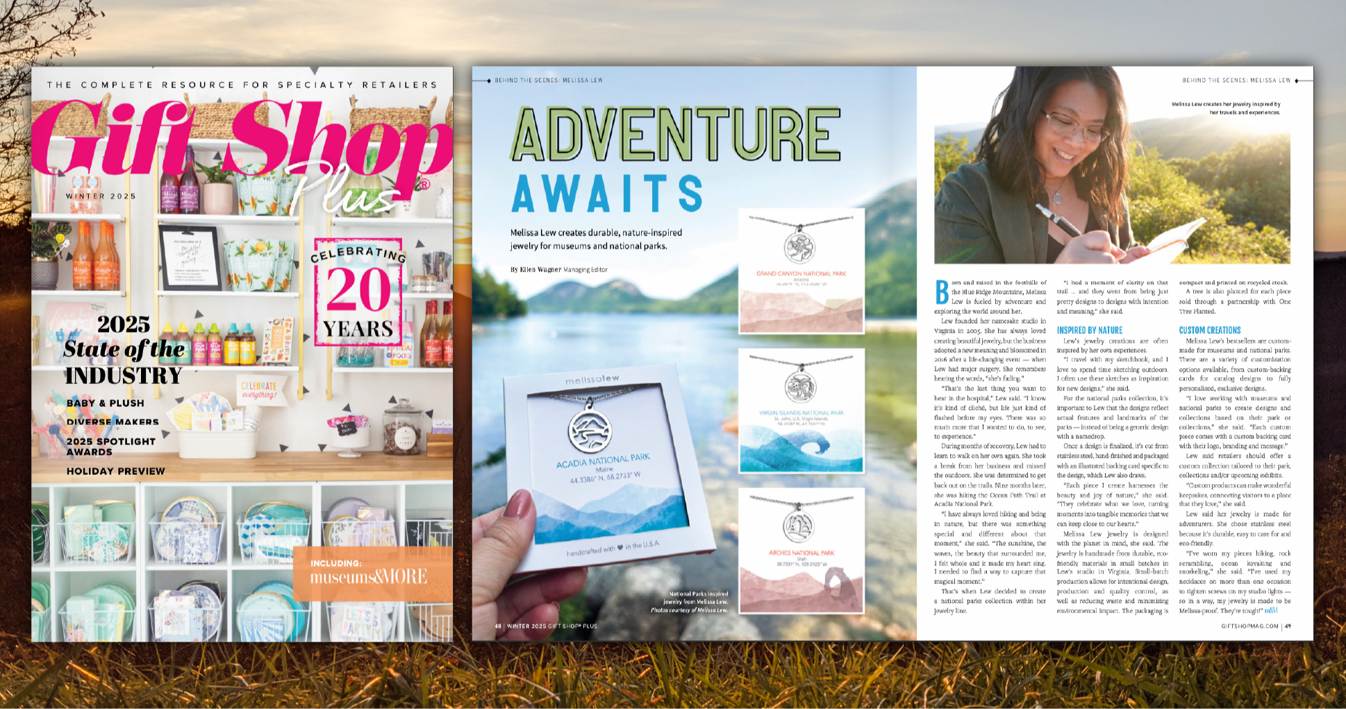 Adventure Awaits – Melissa Lew Behind the Scenes Feature (Gift Shop Magazine) 200