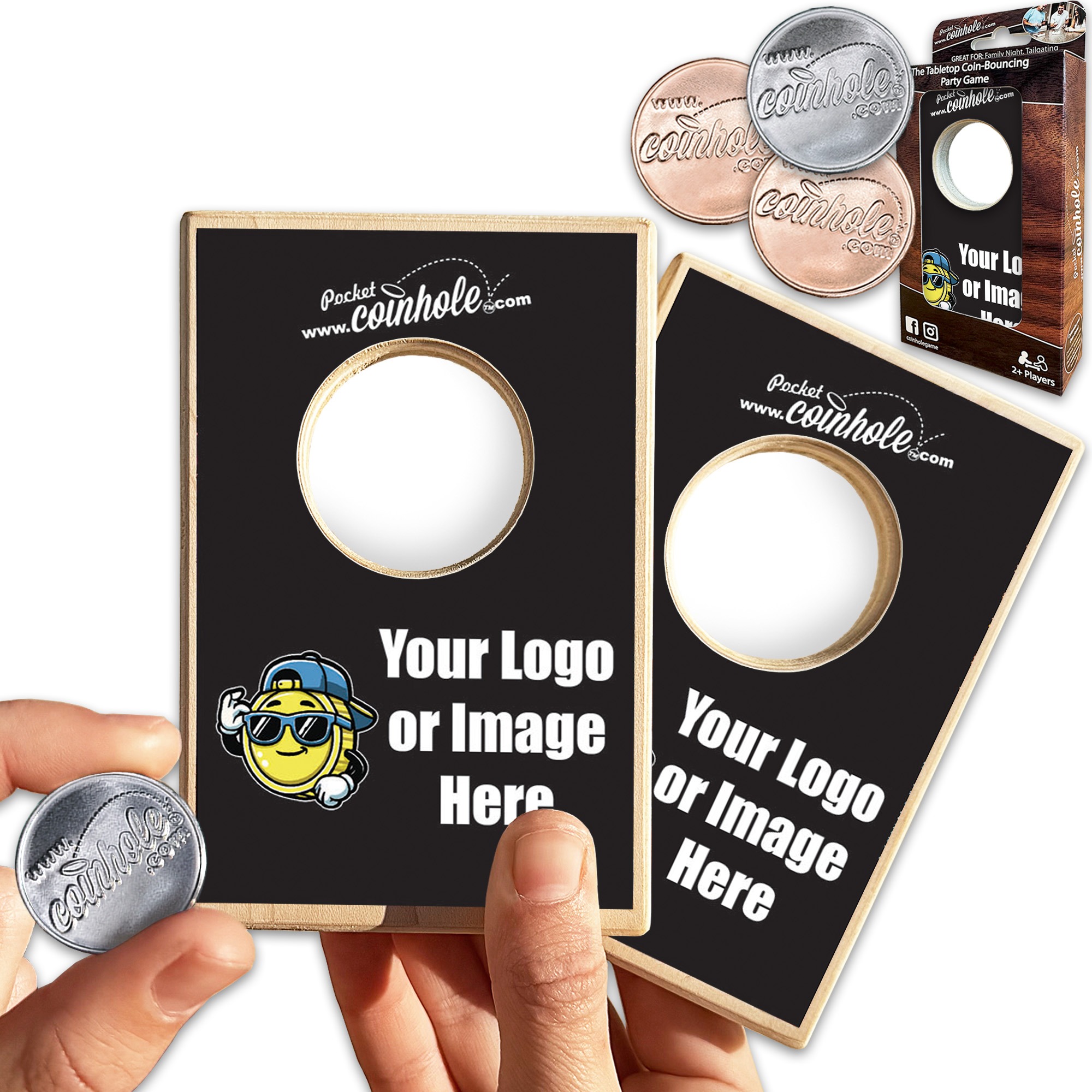 Fully Customizable POCKET Coinhole® Game Boards 203