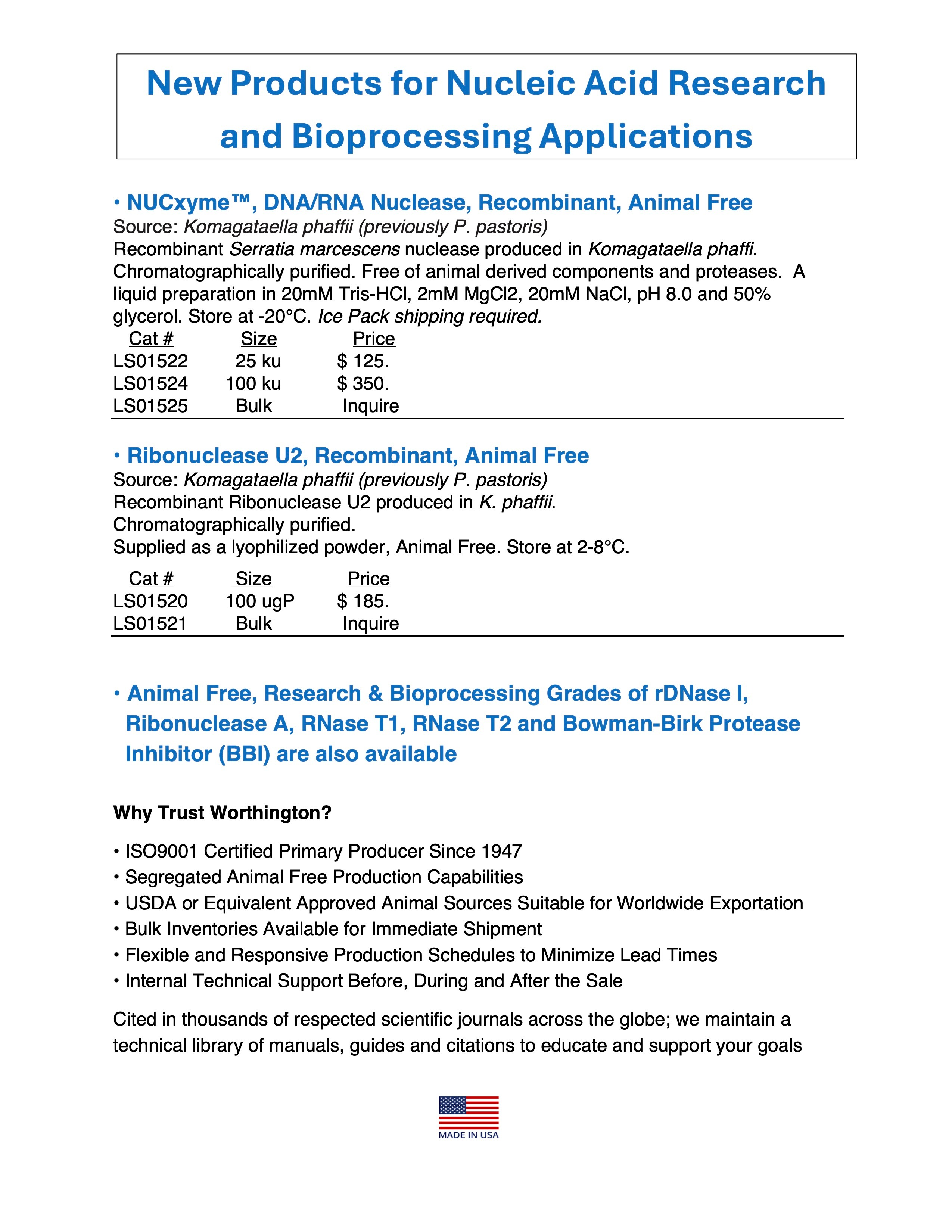 Worthington NUCxyme TM 172