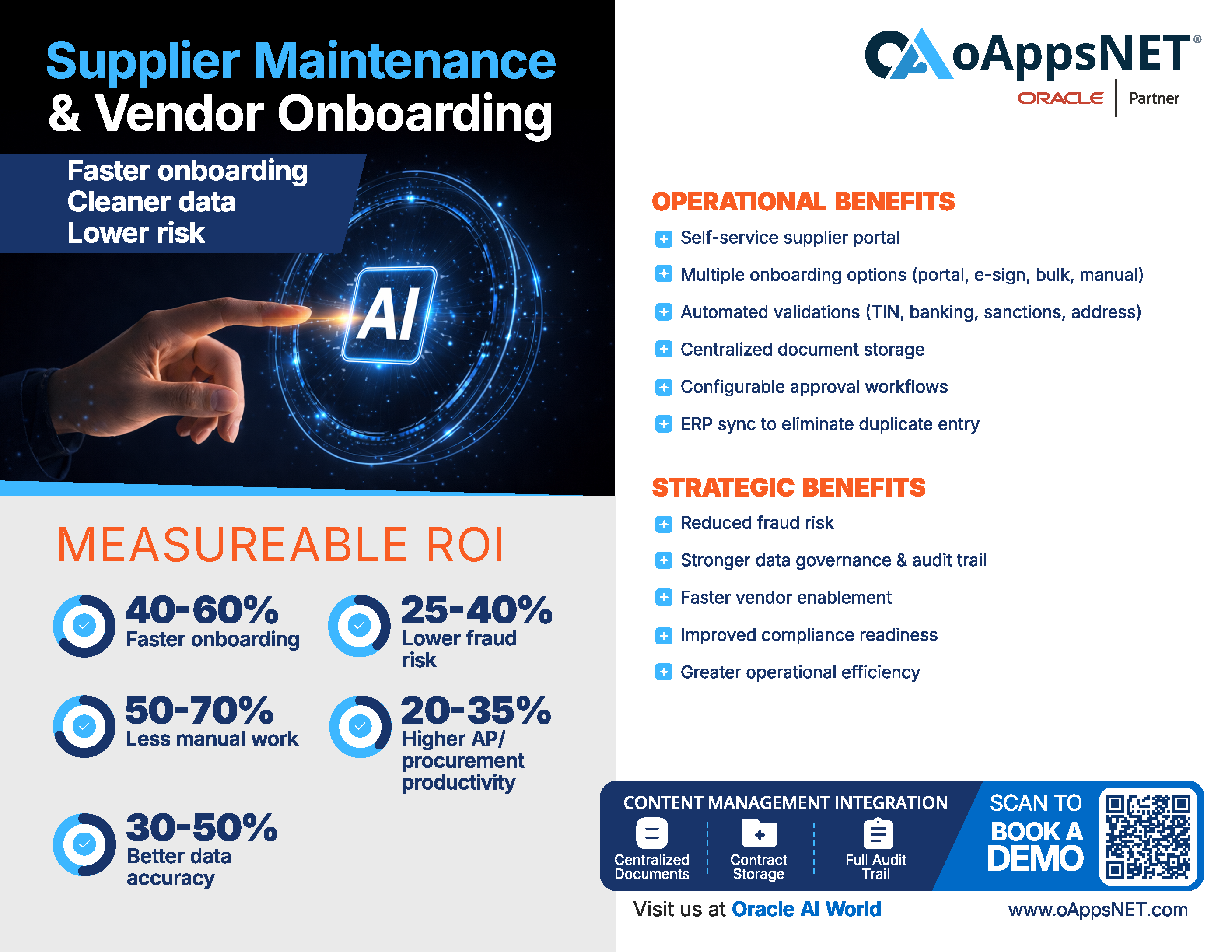 Audit-Ready Supplier Maintenance with oAppsNET 23