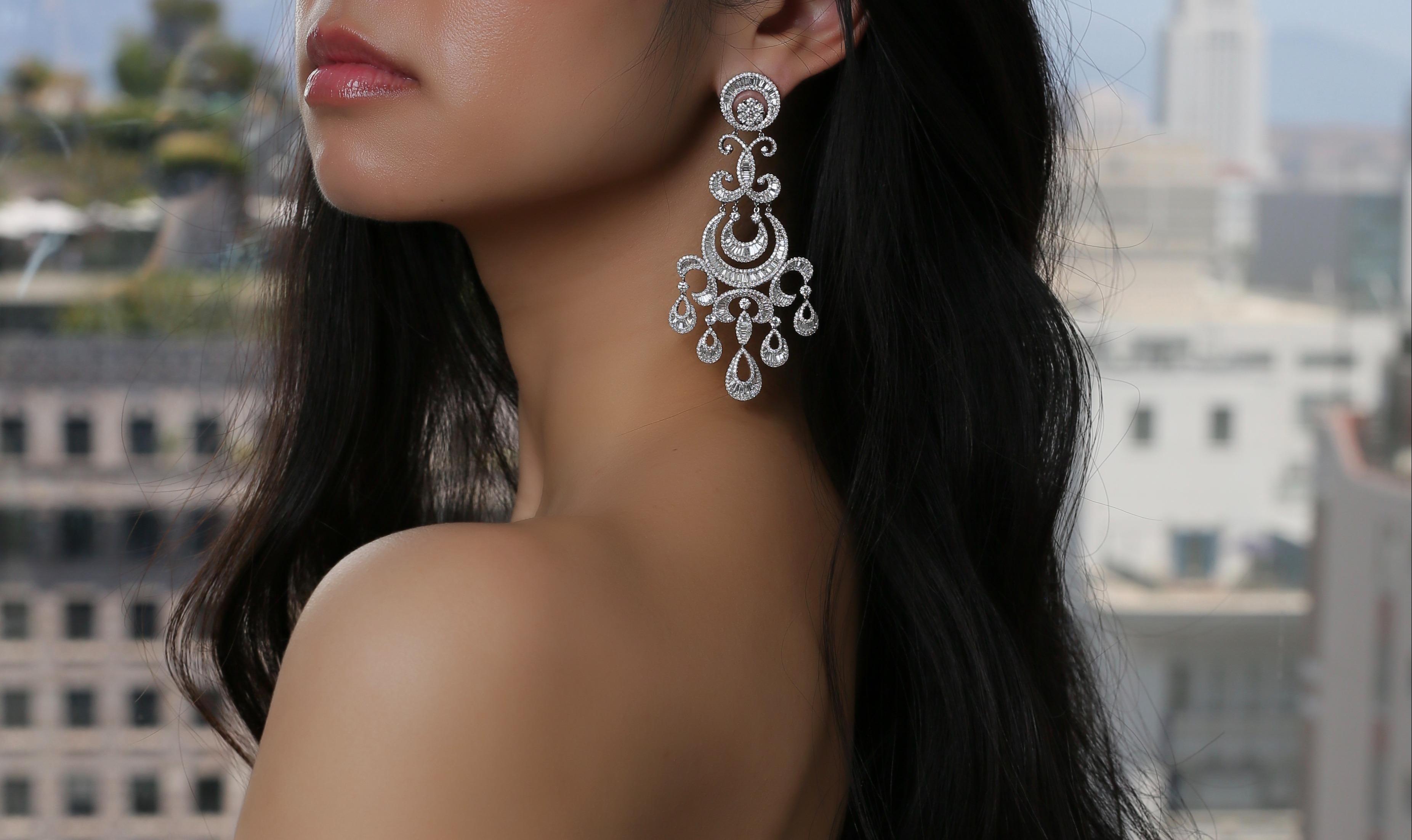 18K Gold with Diamond and Precious Gemstones Jewelry 43