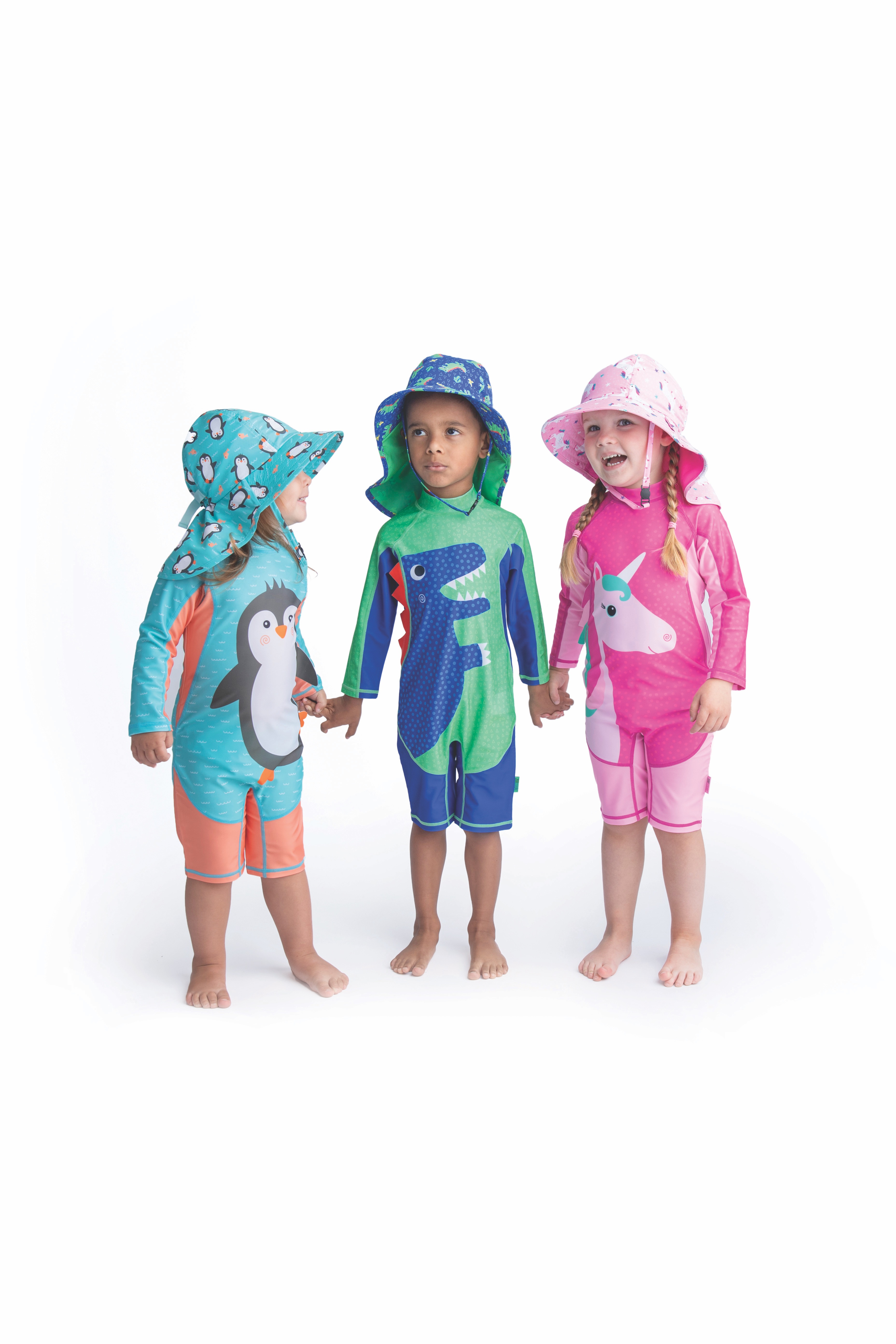Kids Rash Guard One-Piece Swimsuits 1083