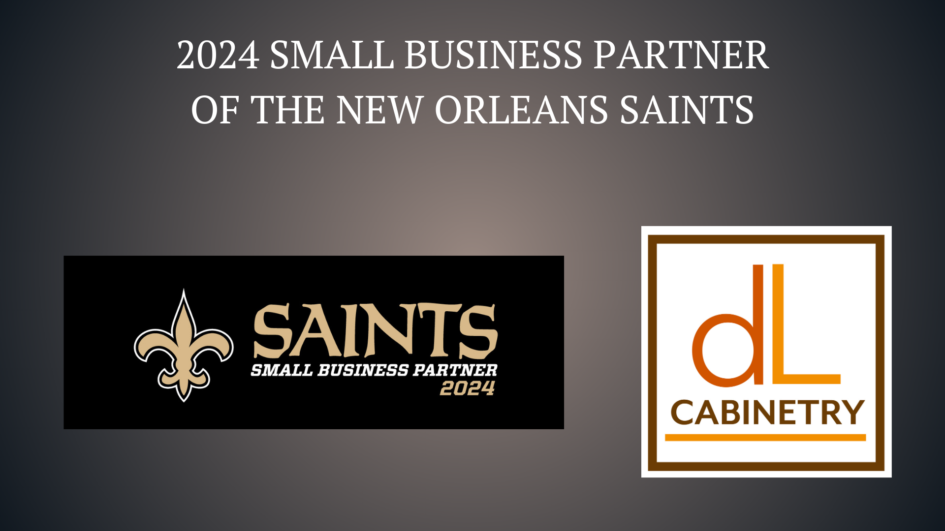 DL Cabinetry-Small Business Partner of The New Orleans Saints 163