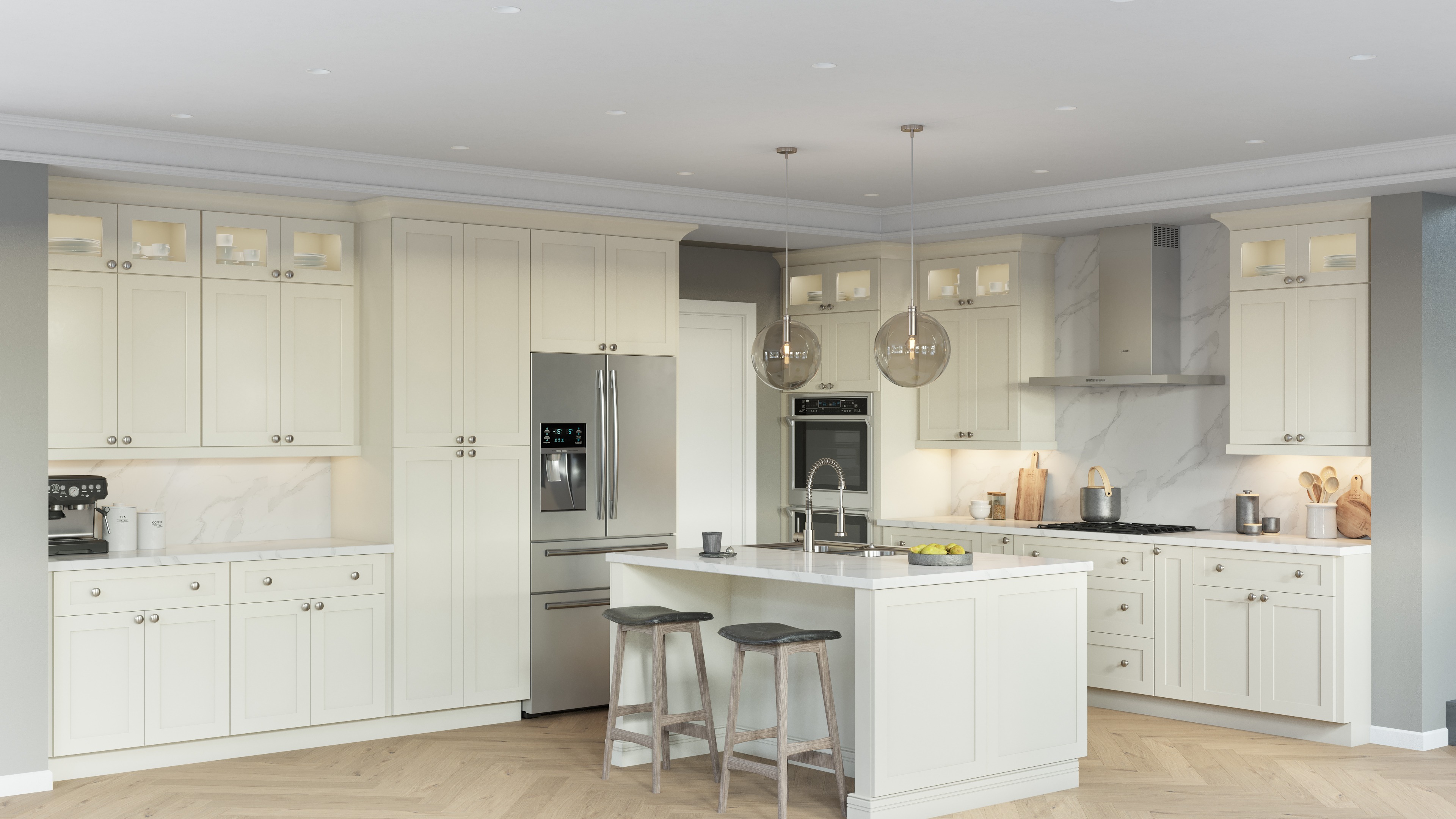 Tribeca Hudson Door Style - Cloud White 233