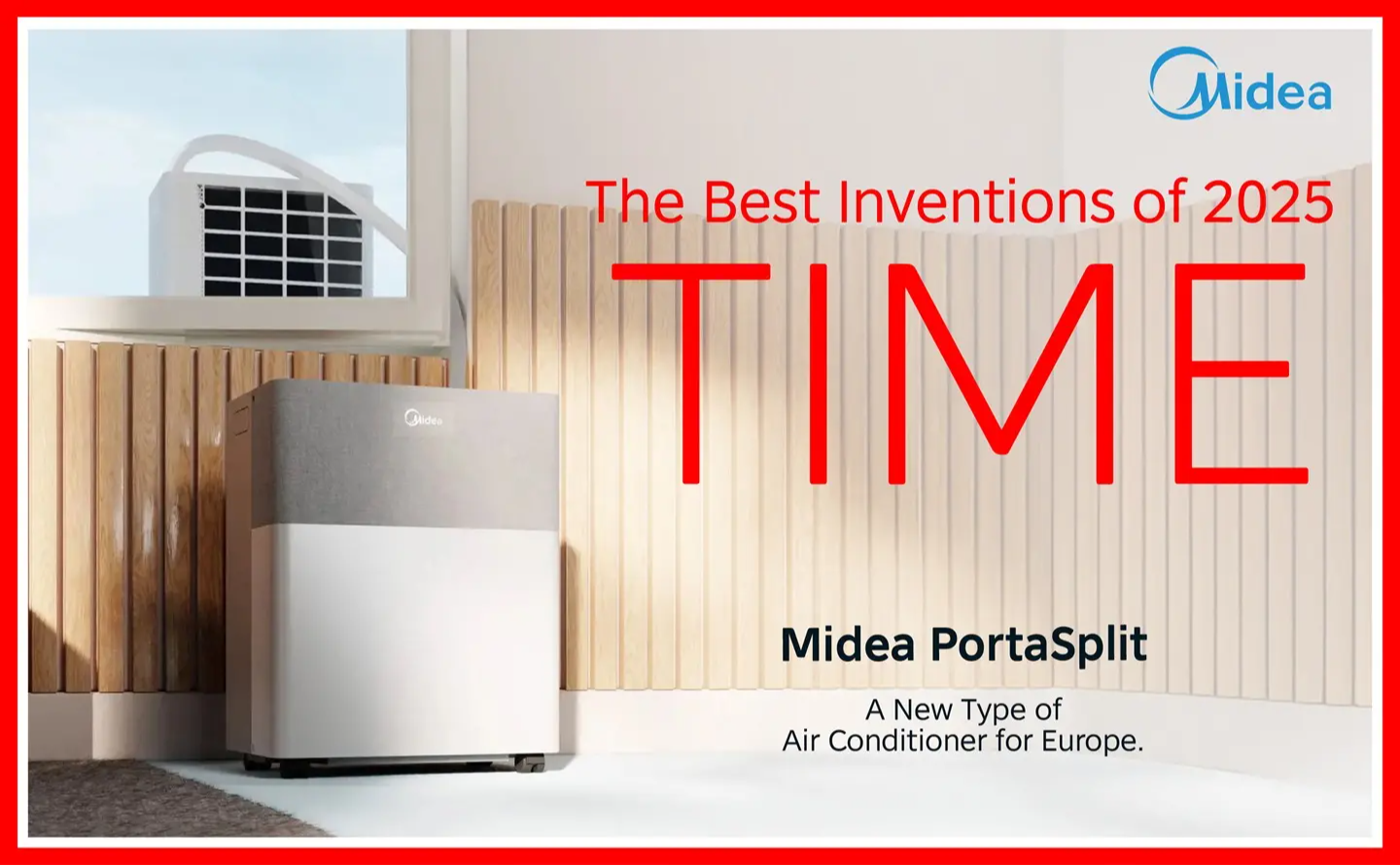 Midea's PortaSplit air conditioner has been successfully nominated as one of TIME magazine's "2025 Best Inventions of the Year" 246