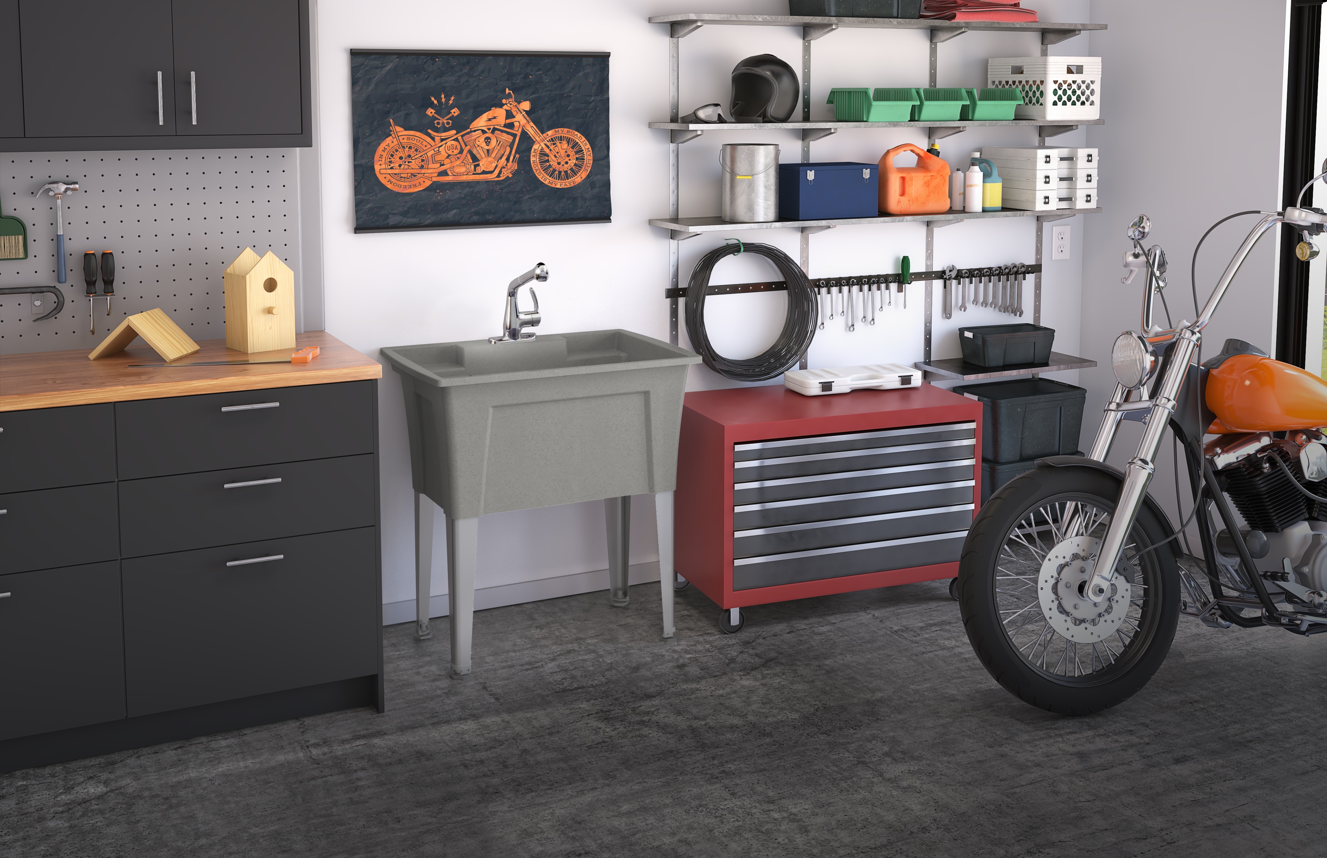 Utility Sinks  RuggedTub®/ Showers and bathtubs/Bath walls 29