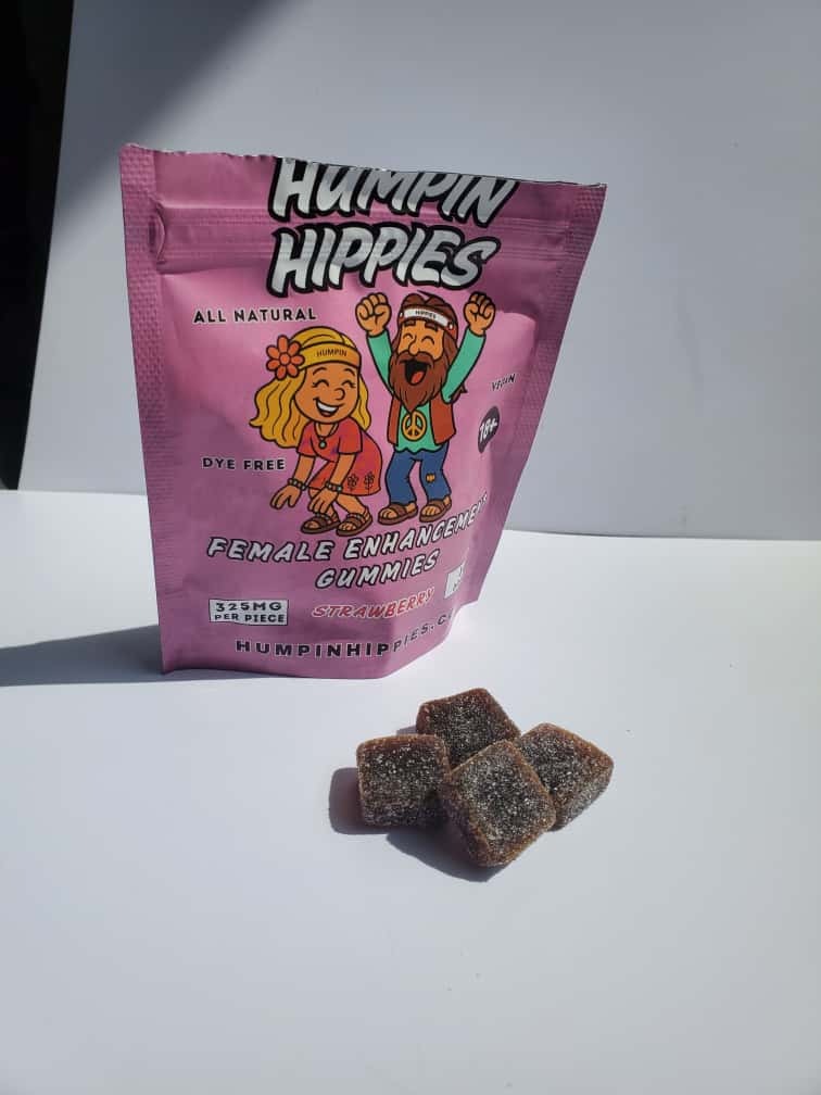 Strawberry for HER - Humpin Hippies Gummies (325 mg per piece) 126