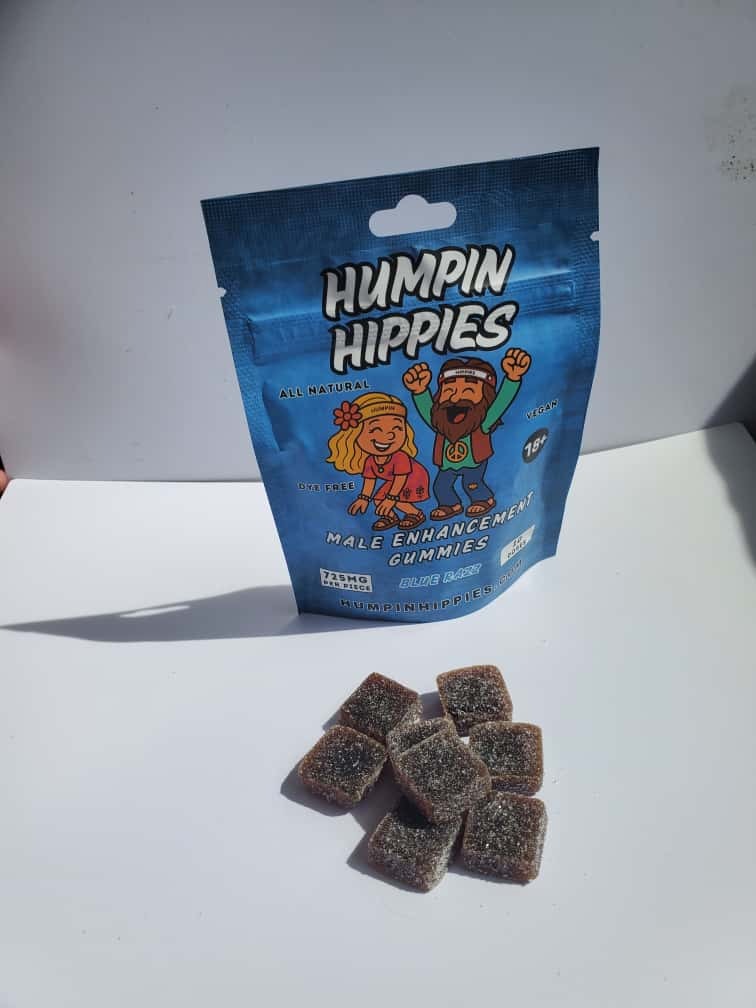 Blue Razz for HIM - Humpin Hippies Gummies (725 mg per piece) 127