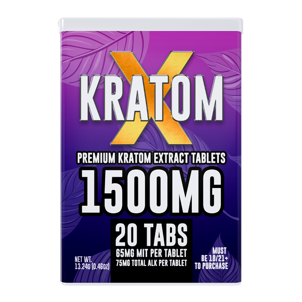 KratomX - Kratom Extract Tablets (4pk display) 135