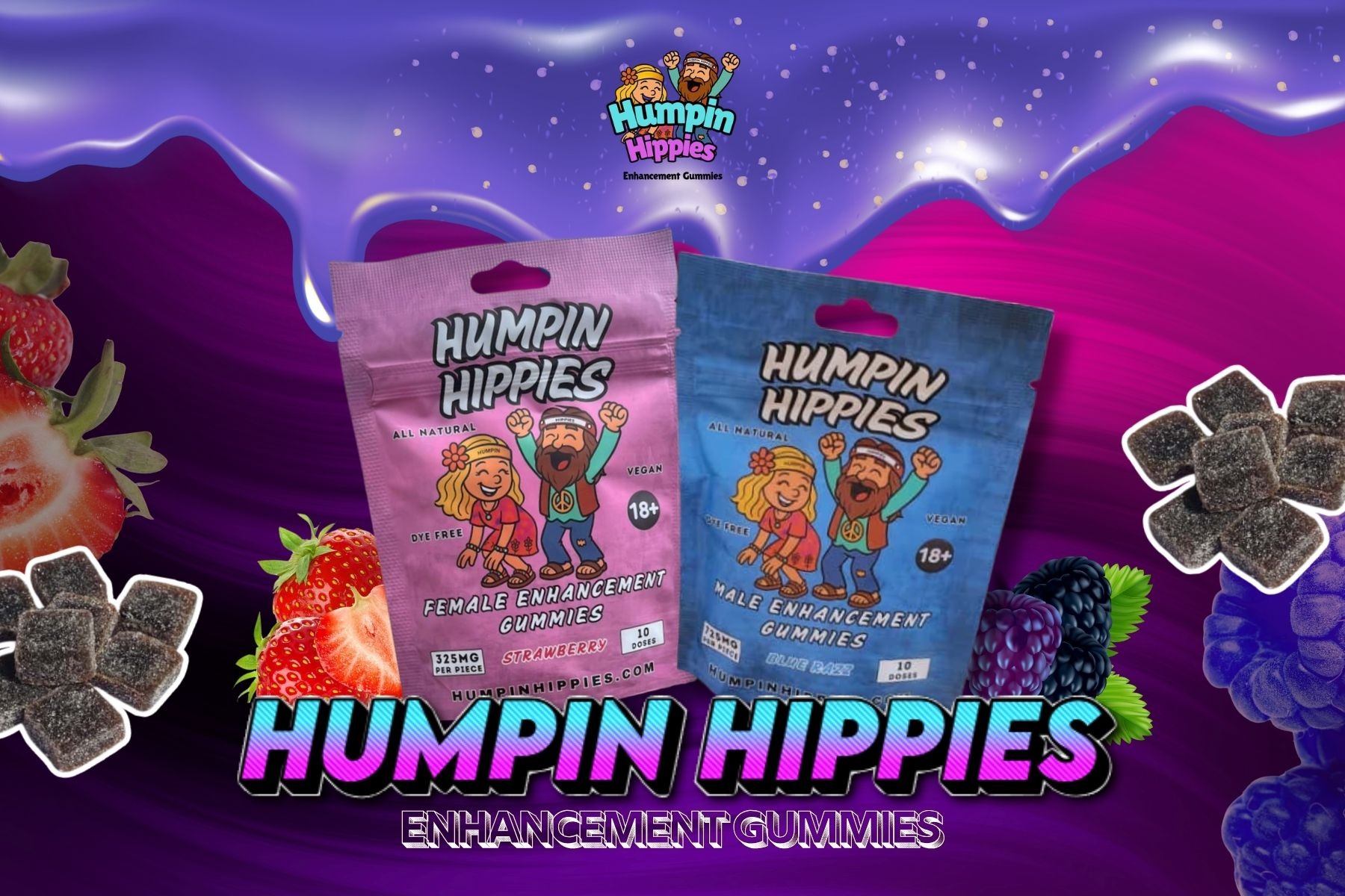 Introducing Humpin Hippies—your new favorite enhancement gummy 138