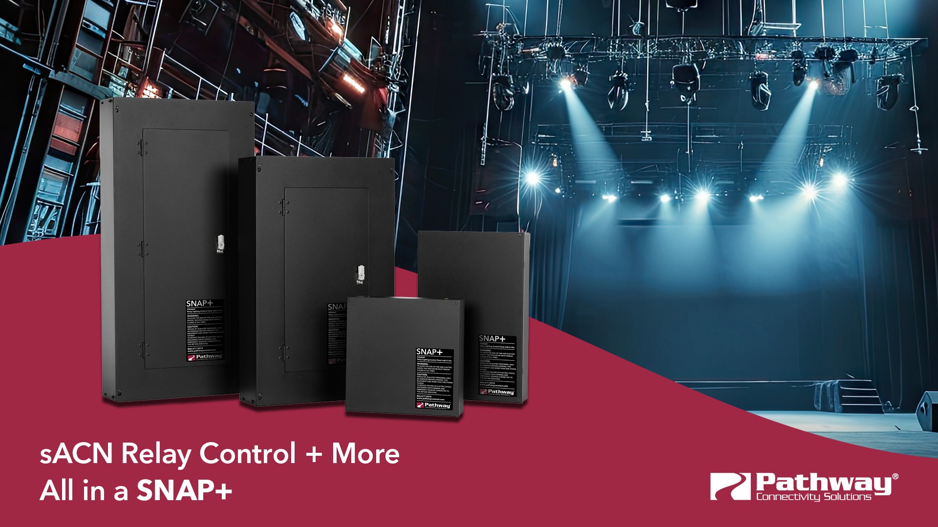 Pathway Connectivity Solutions Launches SNAP+ Relay Panel for DMX and sACN Control 105