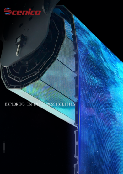 Unique rolling led display 96