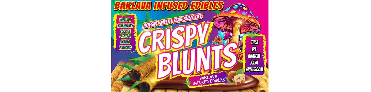 BAKLAVA STICKS EDIBLES CRISPY BLUNTS 1914