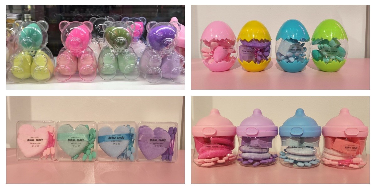 Newest make up sponge set 491