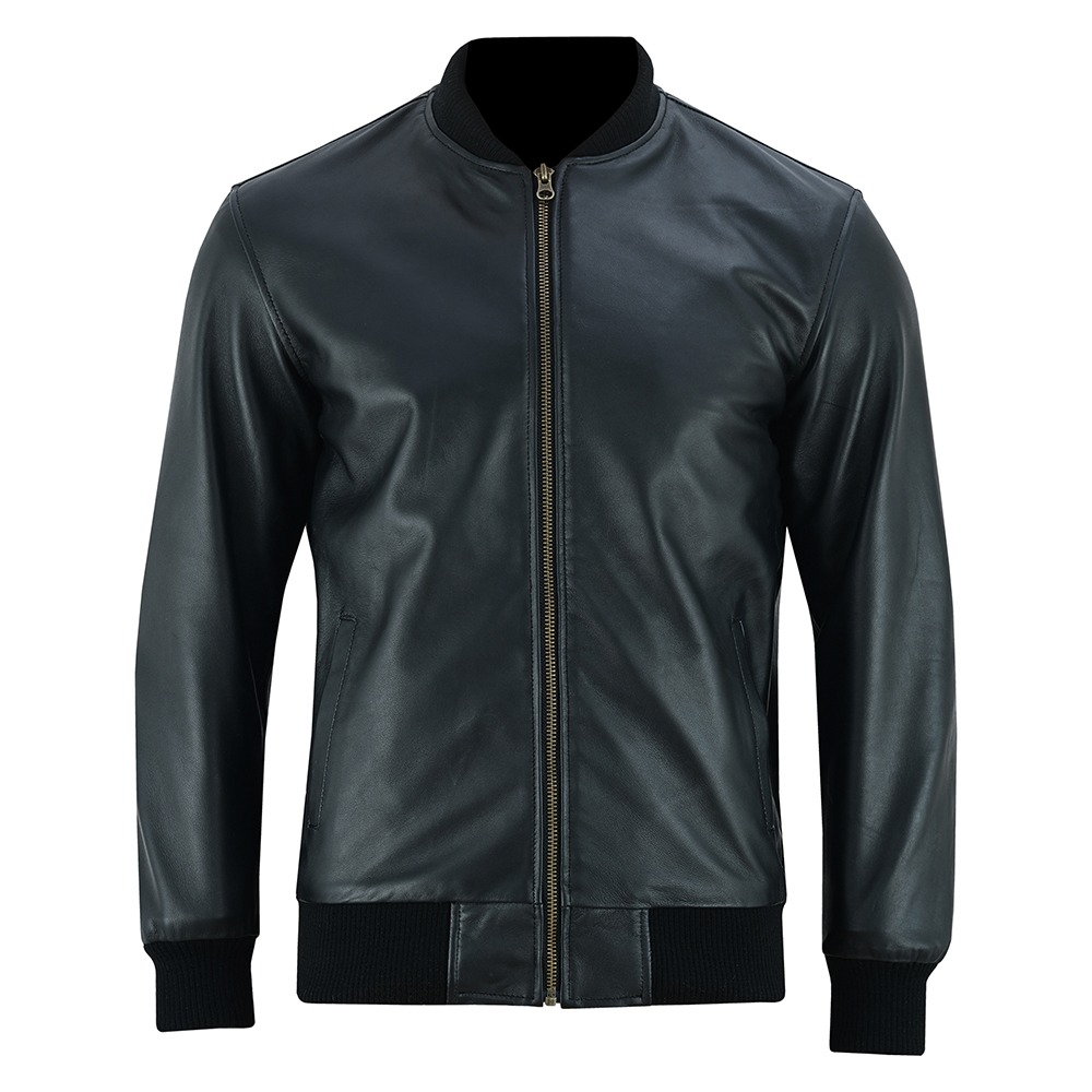 Motorcycle Premium Quality Leather Jacket Black 680