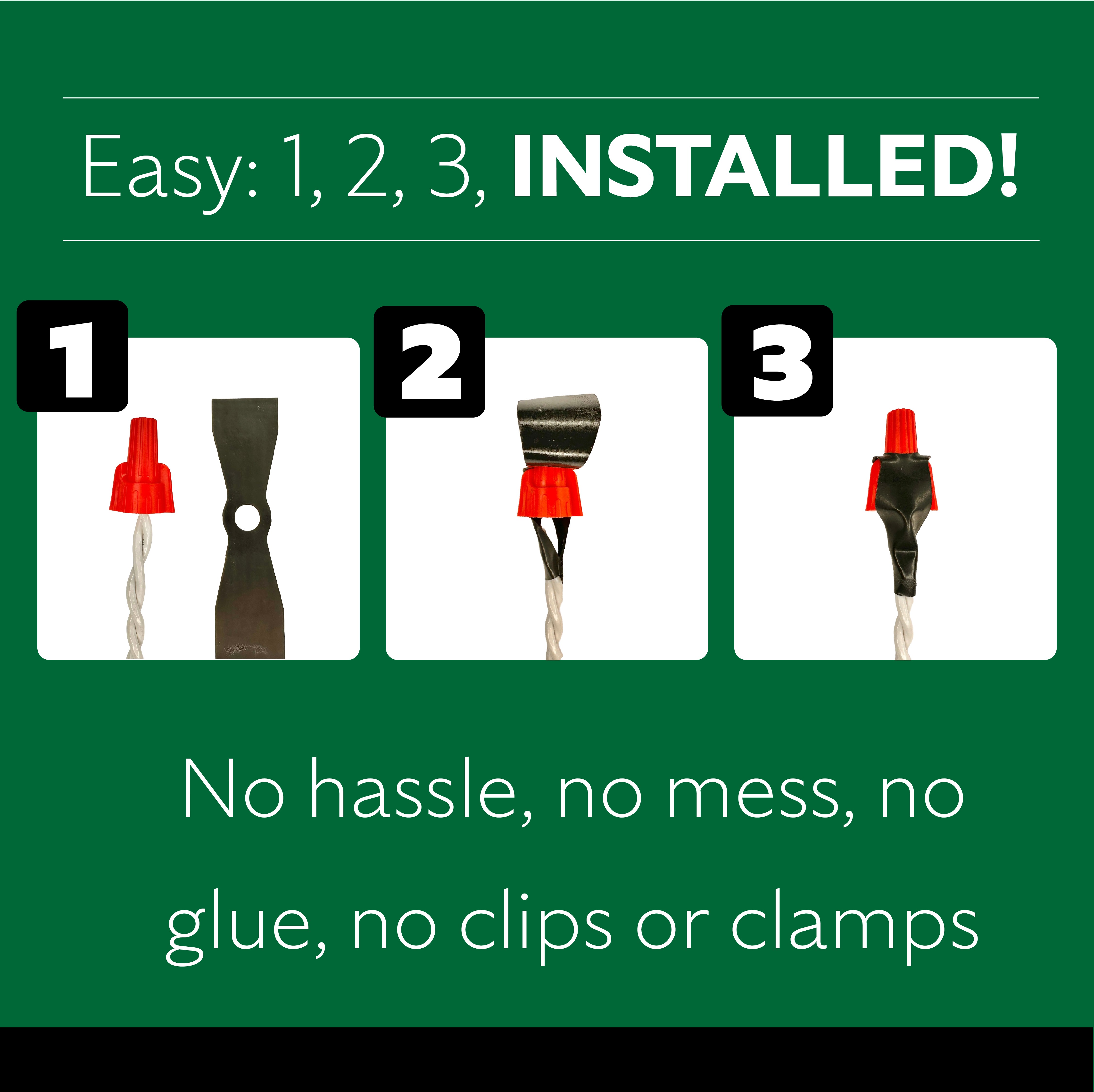 ZIP X SECURE WIRENUTS WITH EASE! 911