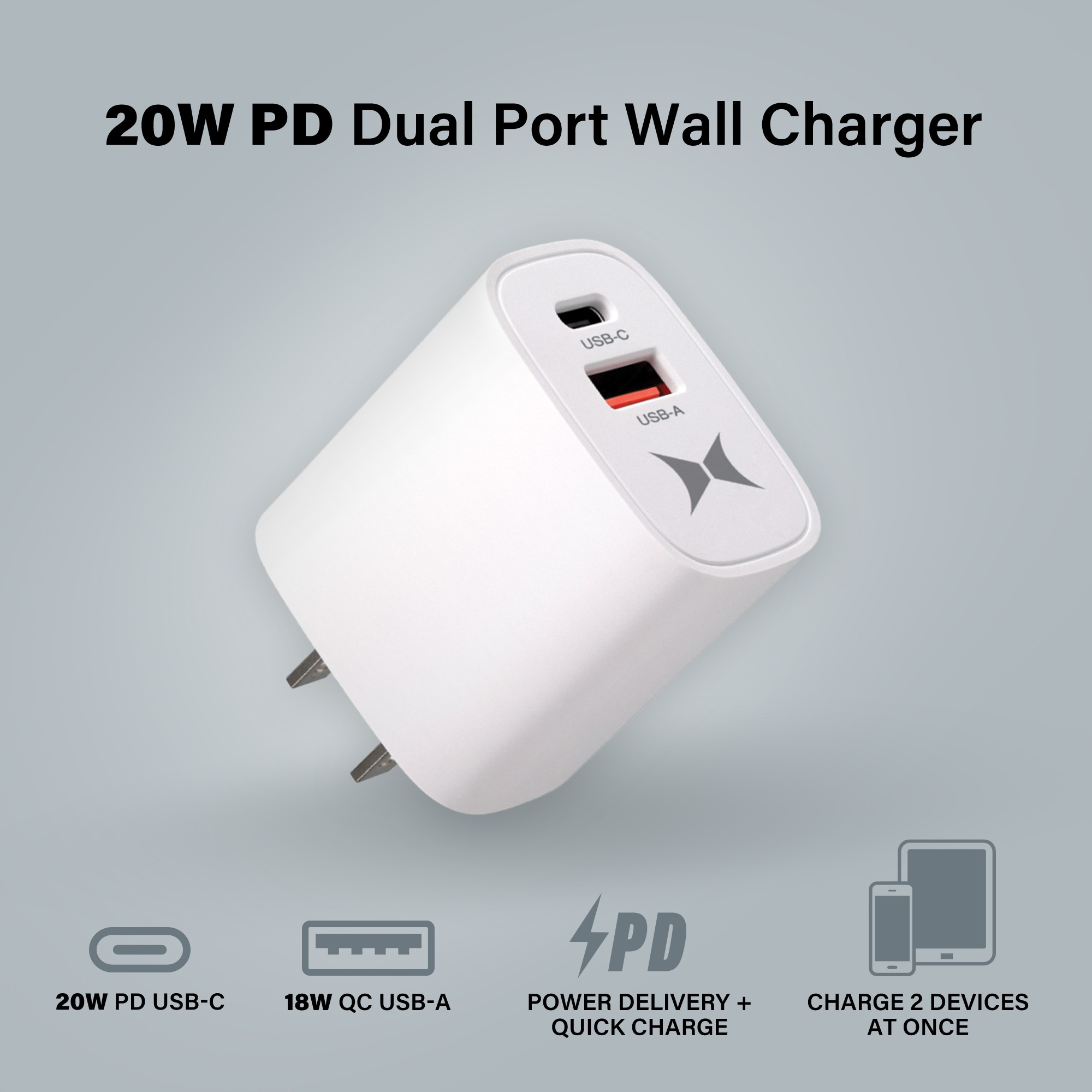 Xtreme 20W Dual Port Charger 1059