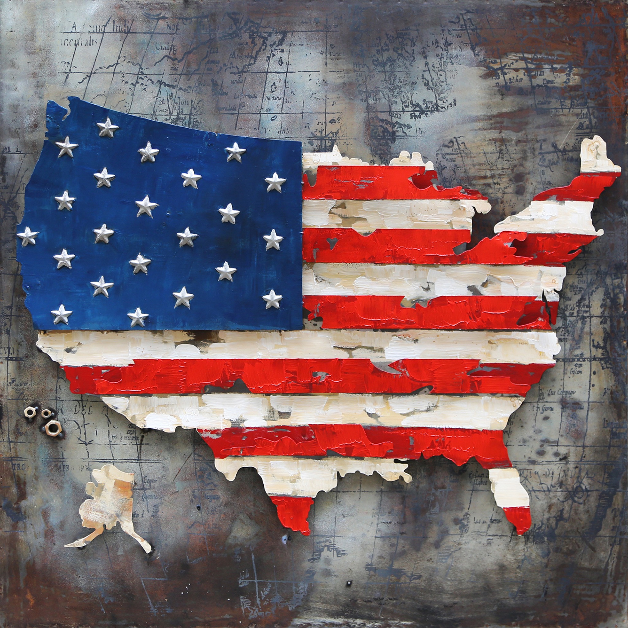 3D Metal Wall Art 1105