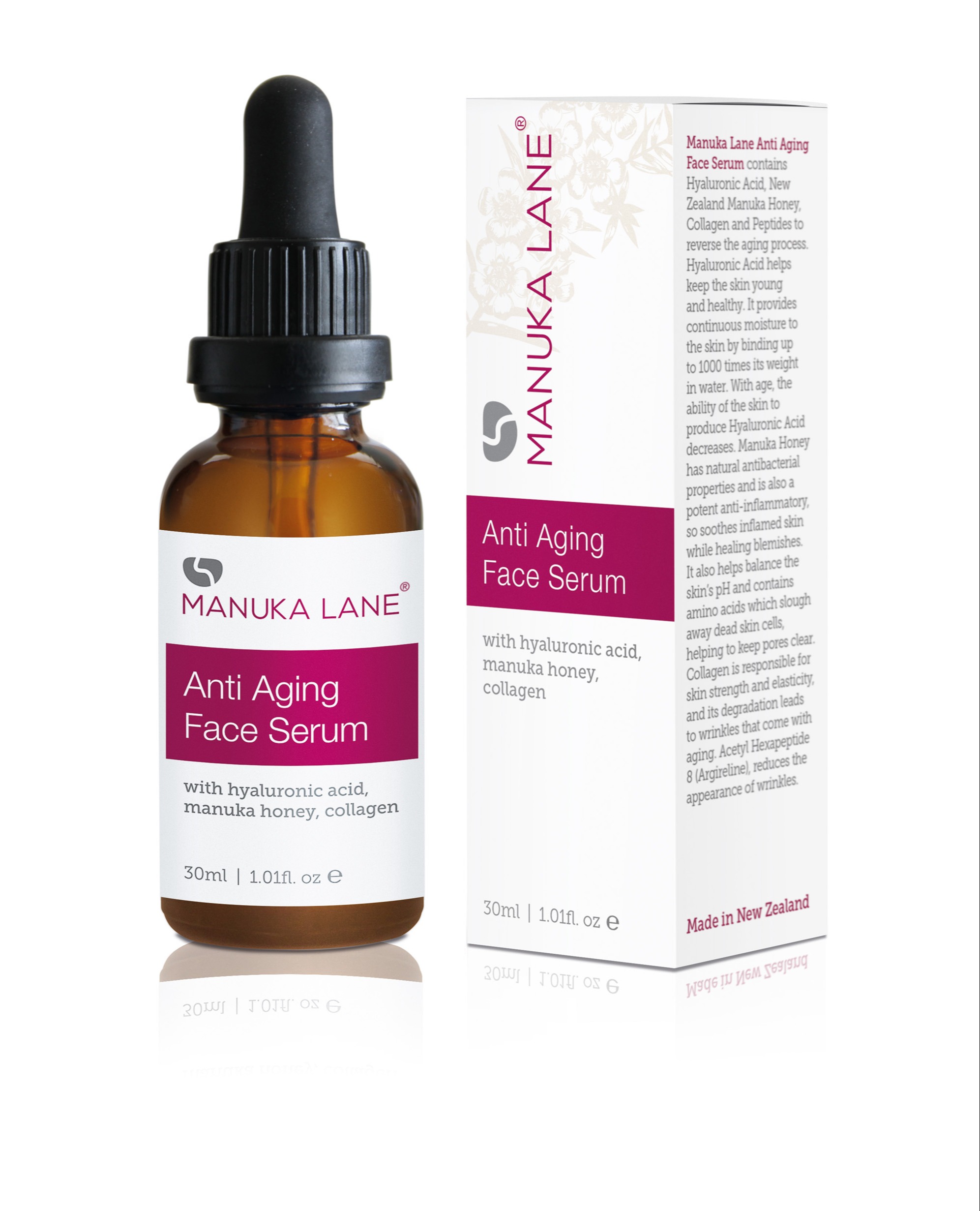 Manuka Lane Anti Aging Face Serum 30ml 1491