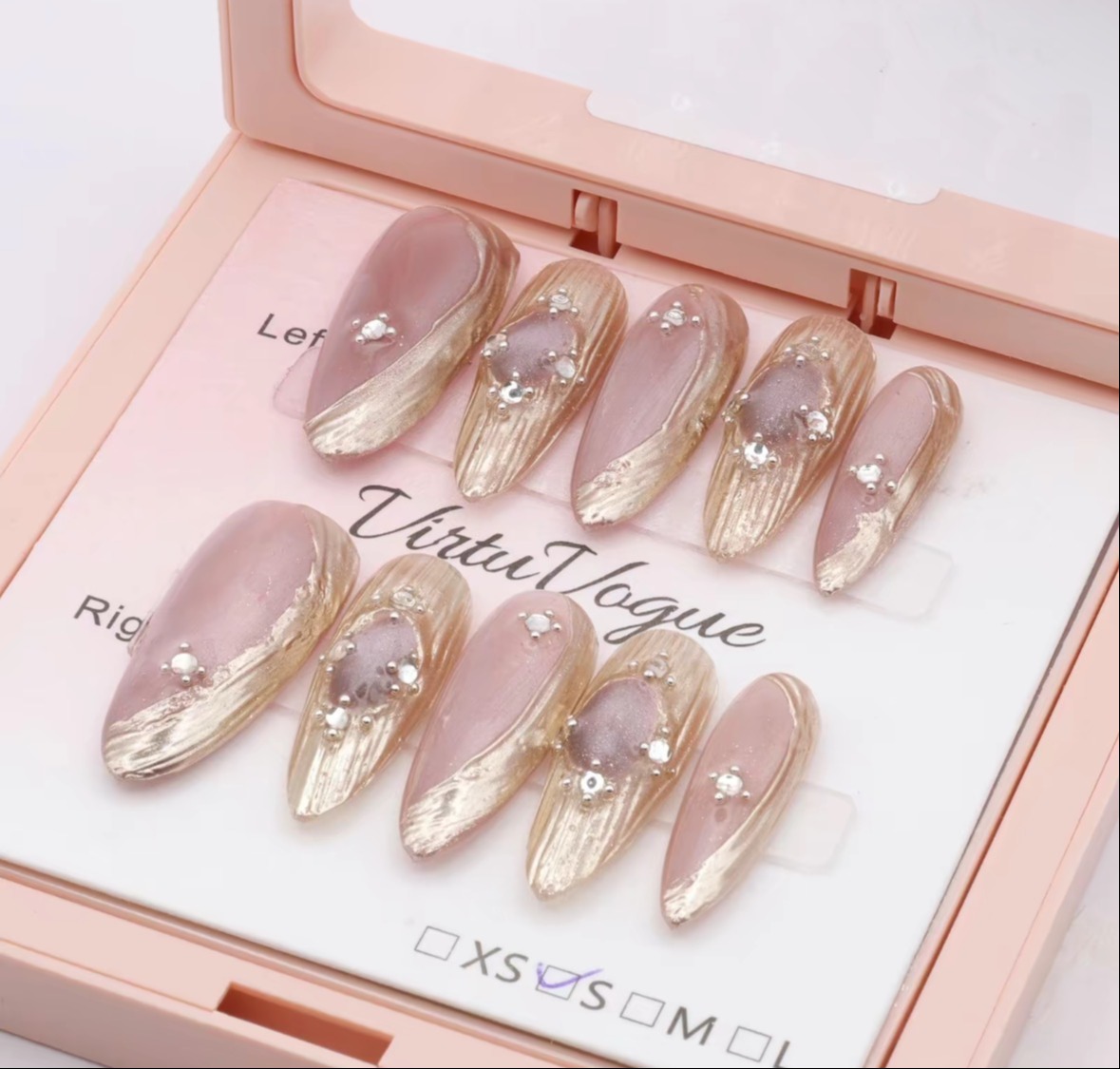 （Handmade ）Press on nails 1897