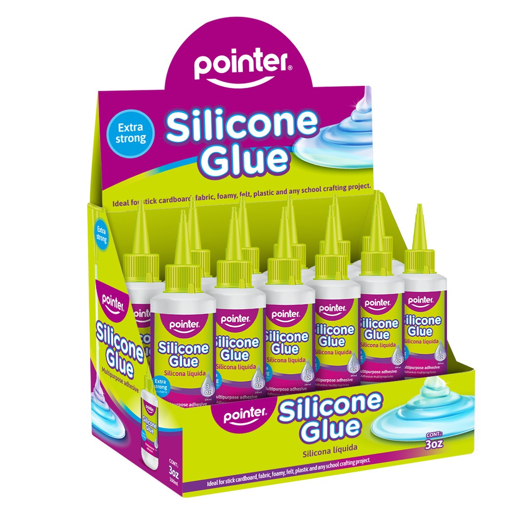 SILICONE GLUE,  100ML 3OZ, BOX OF 12 PIECES 613