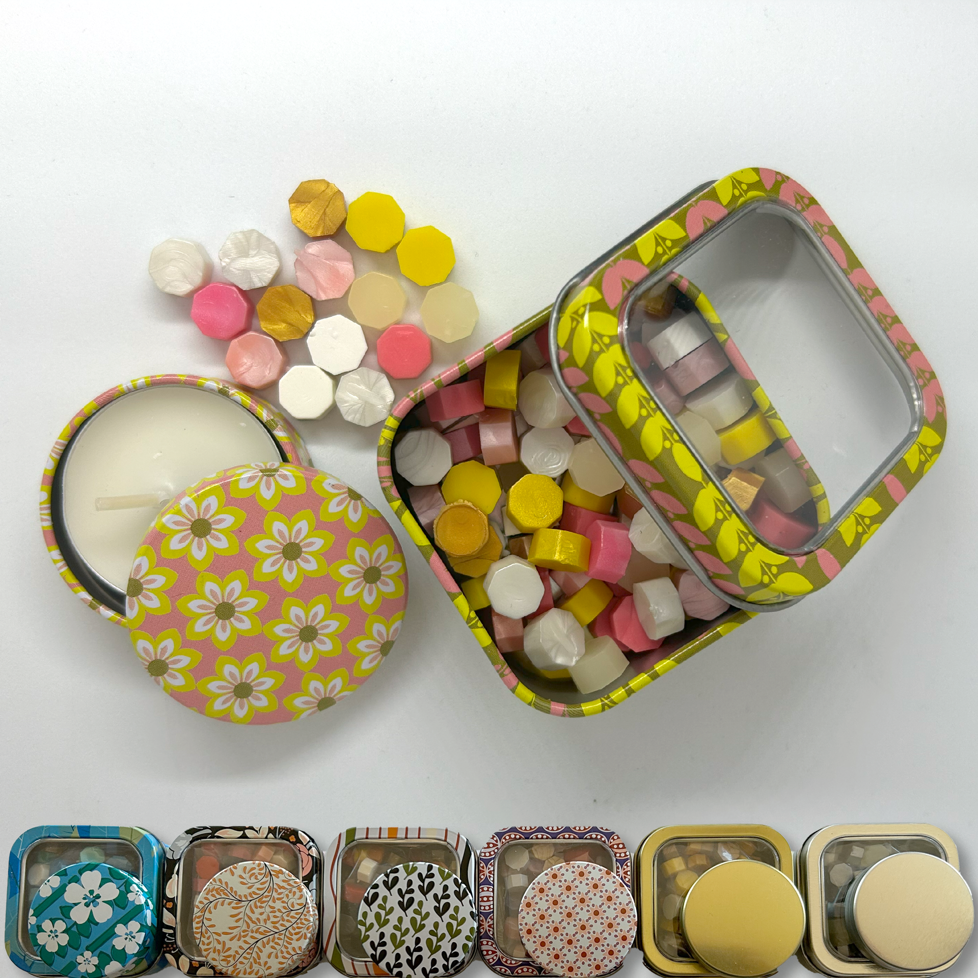 Wax Pearl Tin Set 962