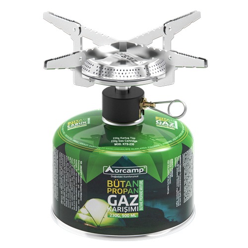 ORGAZ Portable Camping Stove for Gas Cartridge 128