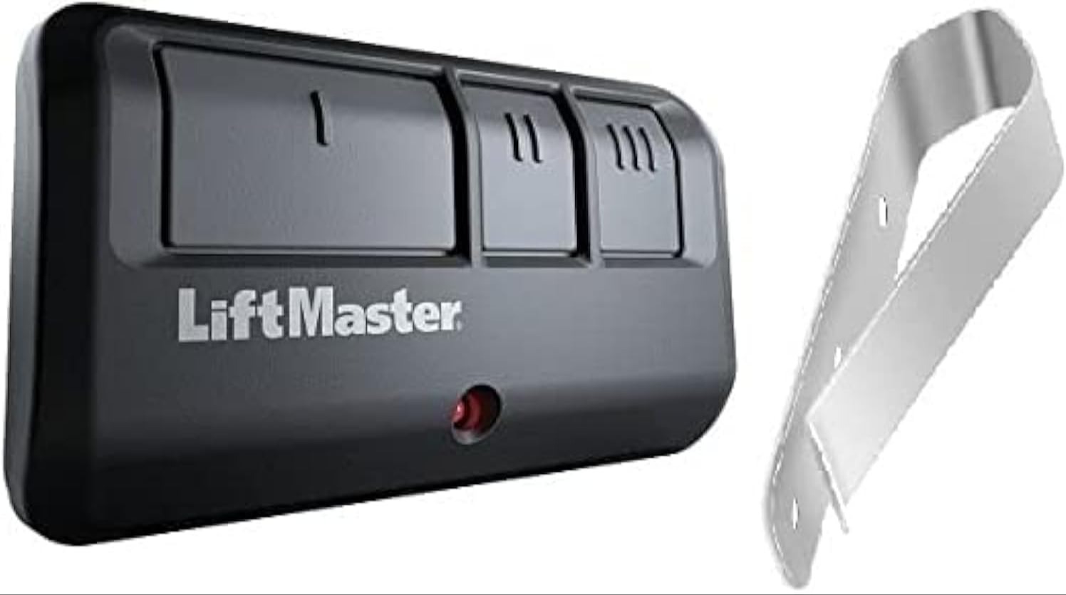 LiftMaster 893LM 3-Button Garage Door Opener Remote Control, Dark Gray 1456