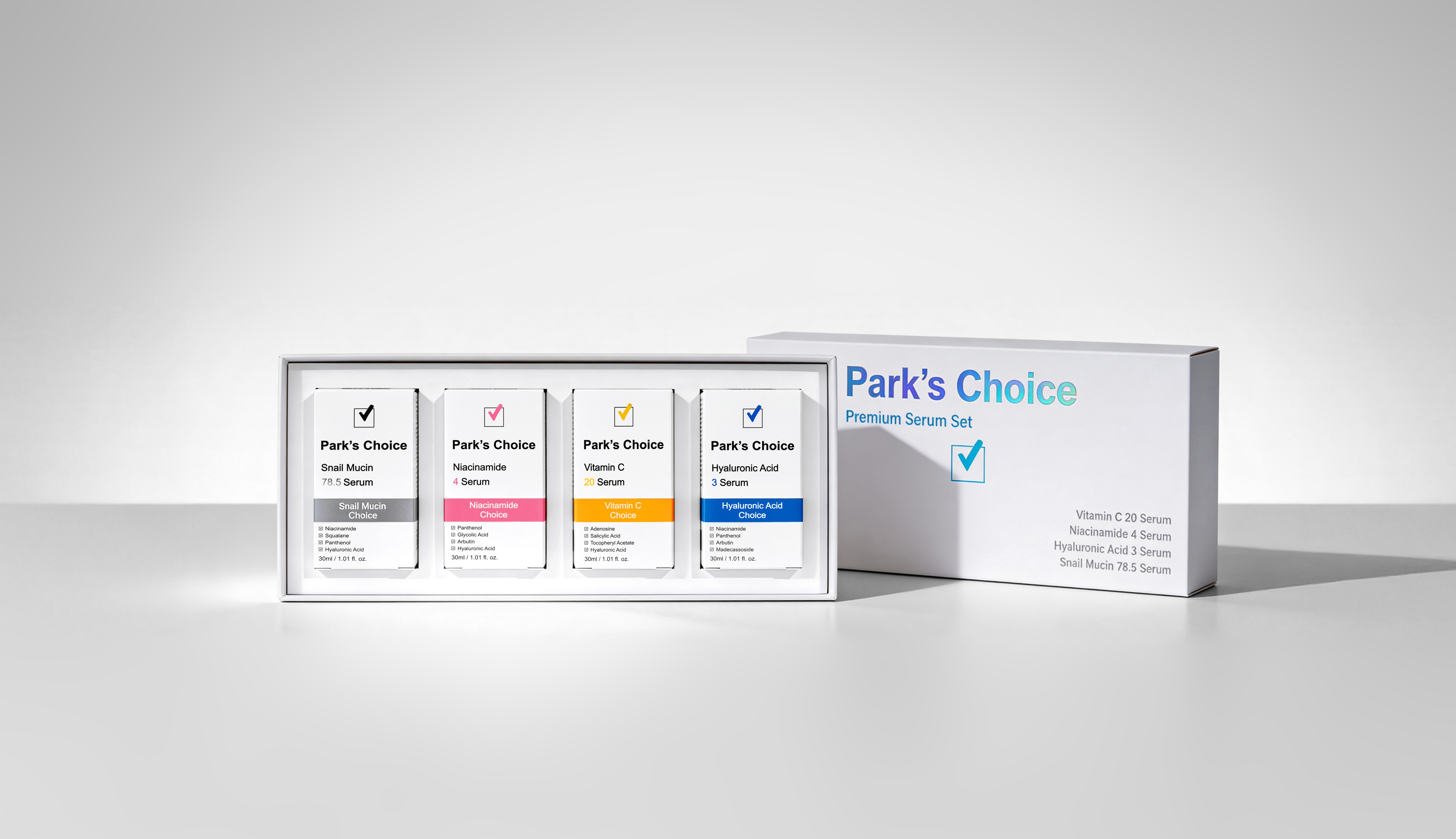 Number-Labeled Korean Skincare Serums 216