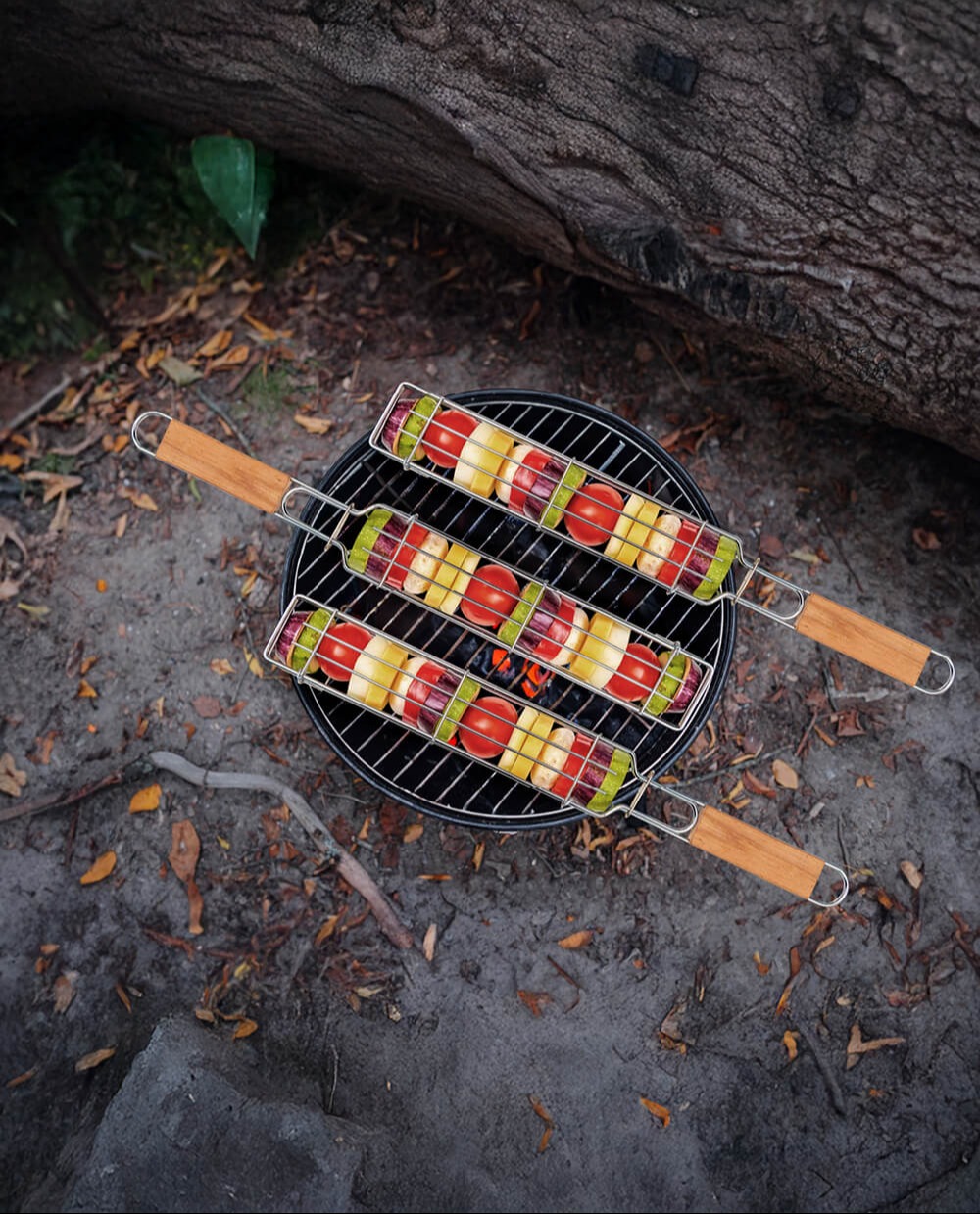 Stainless Chrome Bbq Basket Grill 231