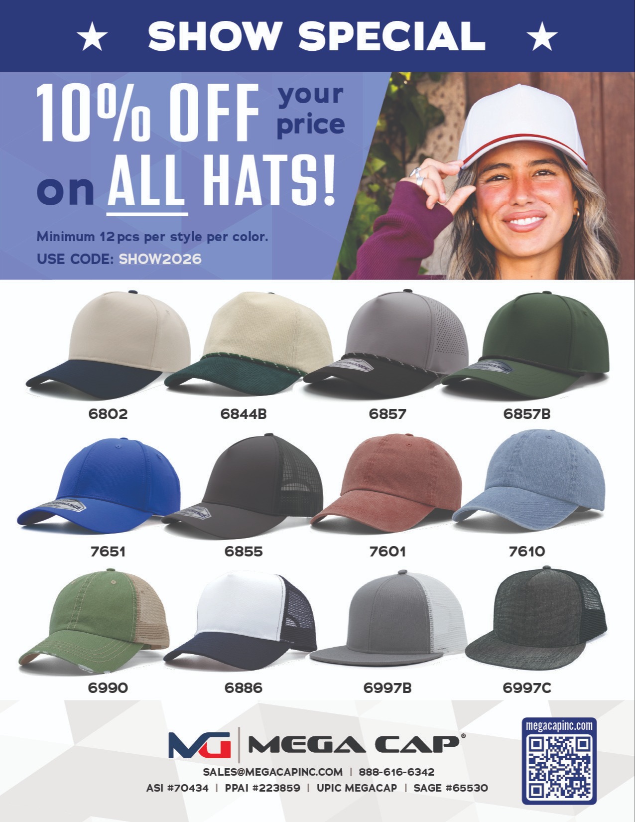 Get 10% Off Your Price on All Hats! 265