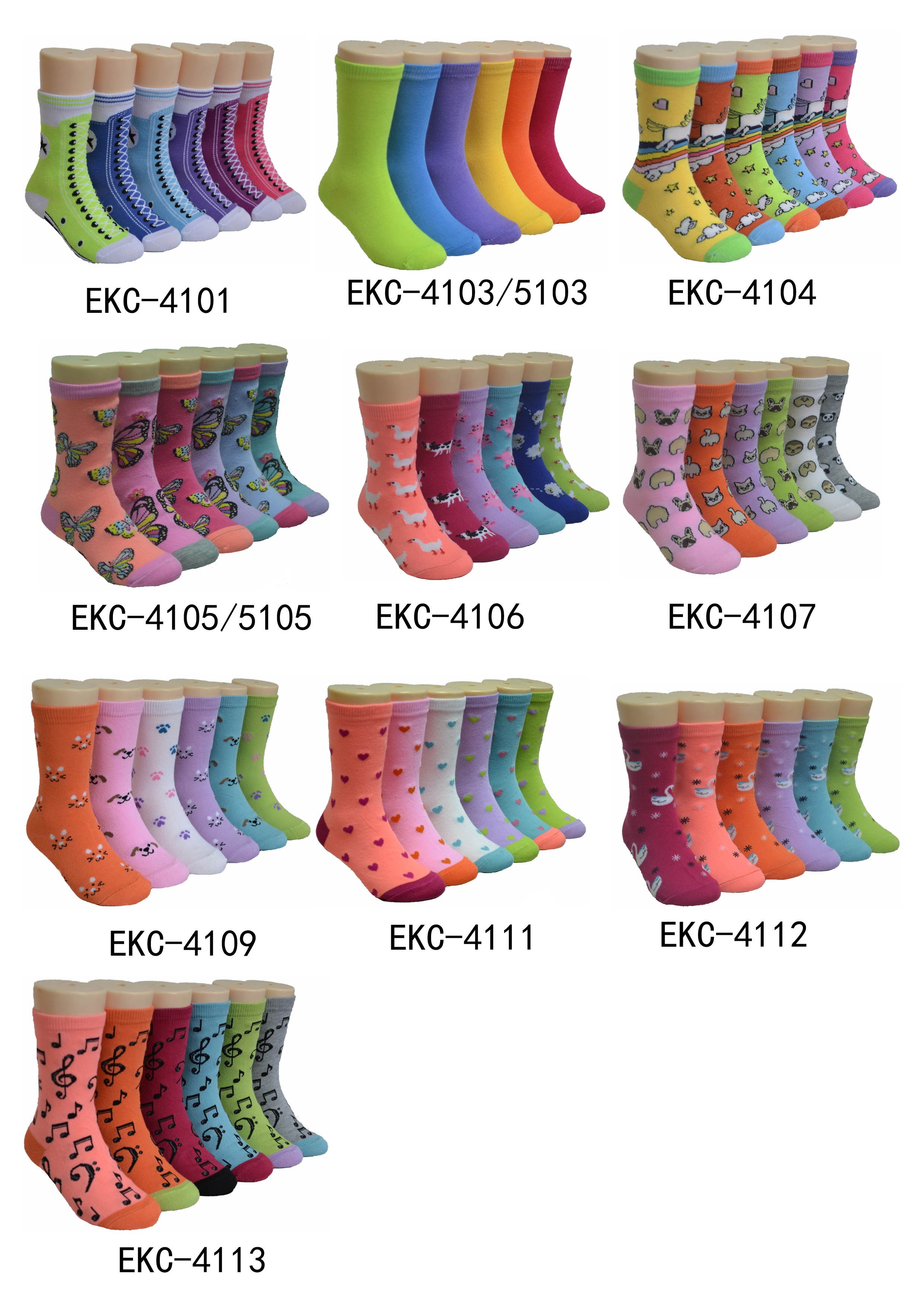 Girls' Crew Socks 39