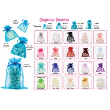 ORGANZA POUCHES 459