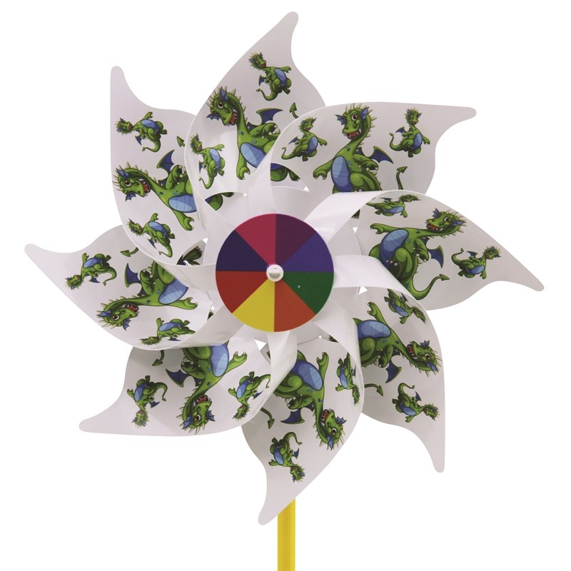 PRINTED PLASTIC PINWHEEL 705