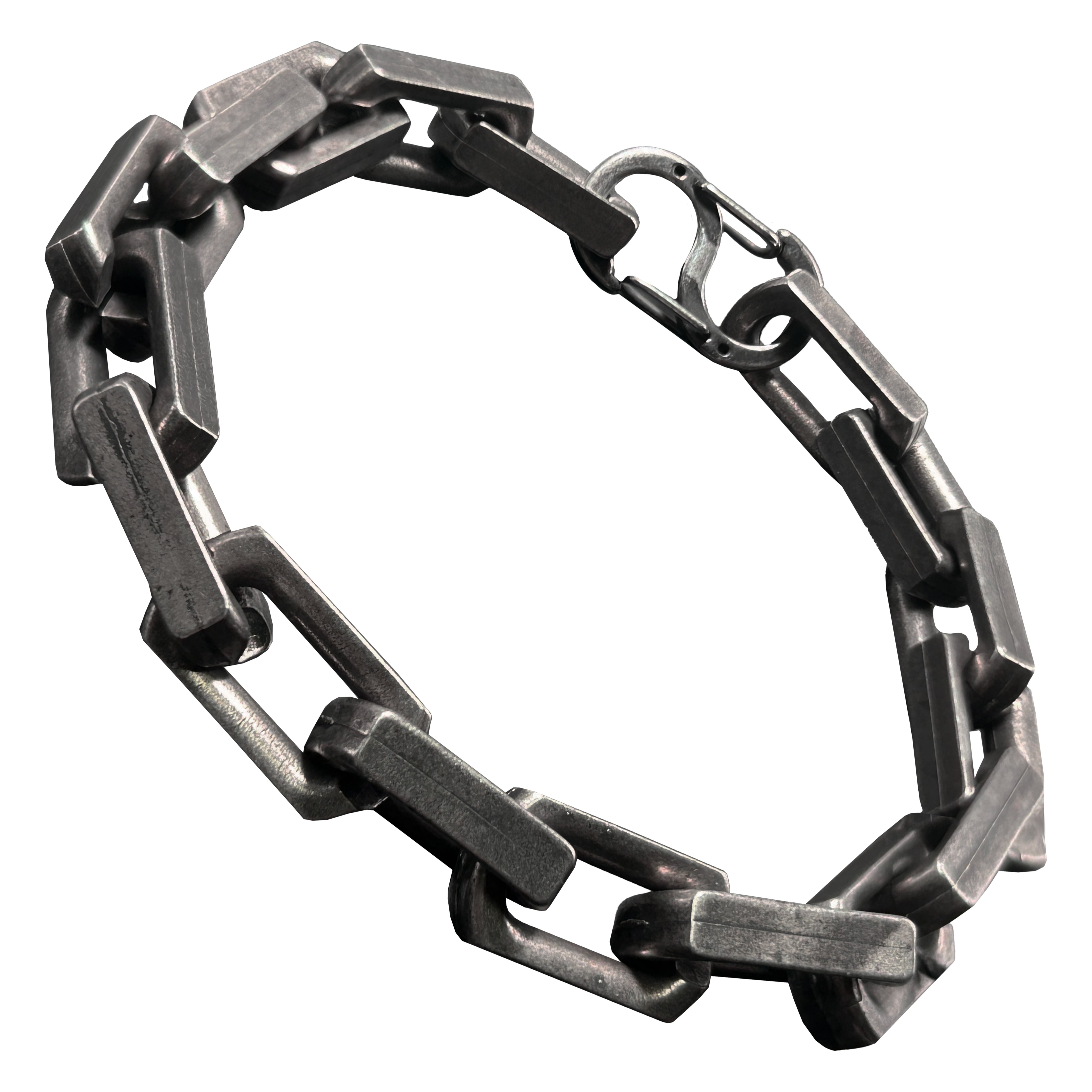 Gun Metal Chain Bracelet 804