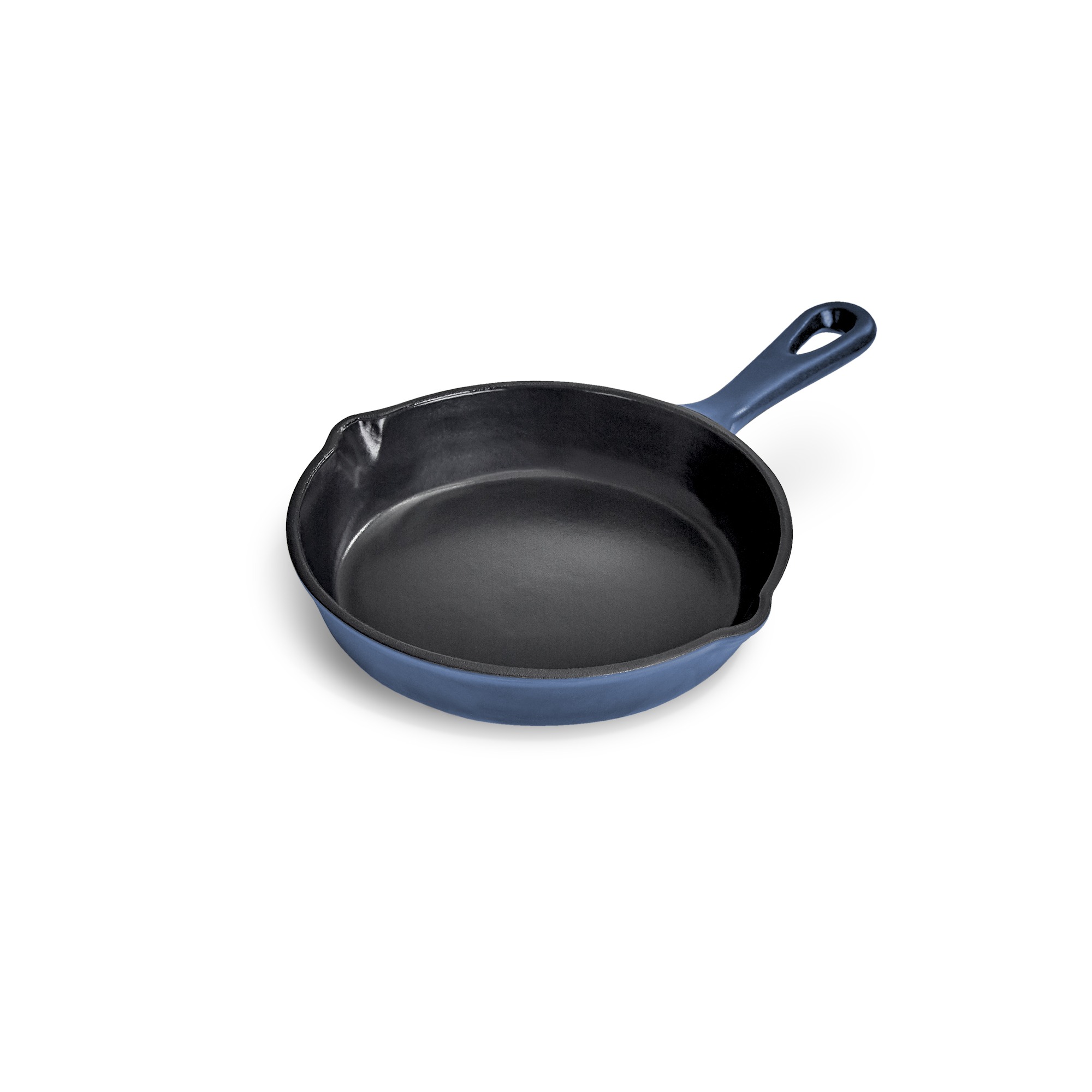 DASH x Zakarian 7.5" Nonstick Cast Iron Skillet with 7.5 Inch, Blue 823