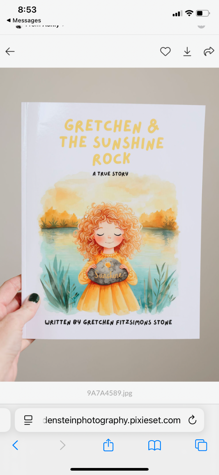 "Gretchen and the Sunshine Rock" A true story 925