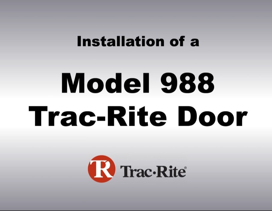 Installation of a Model 988 Trac-Rite Roll-up Door 430
