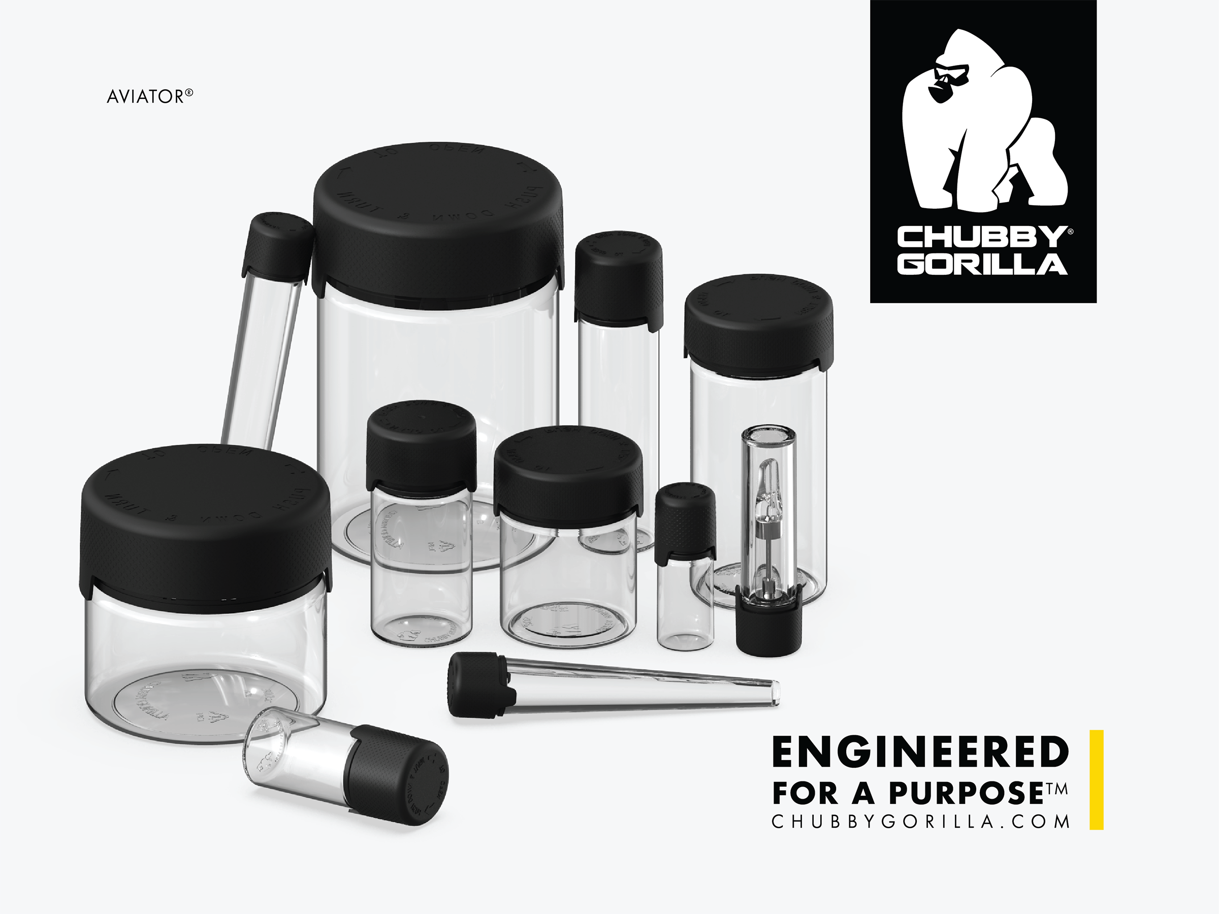 CHUBBY GORILLA - AVIATOR - Child-Resistant Packaging Solutions 360