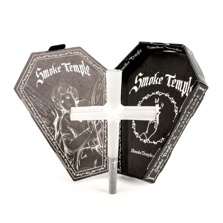 Display Box - Smoke Temple 1g/84mm Cross Cone [13 Packs, 1 Mini Cross Cone per Pack] 28