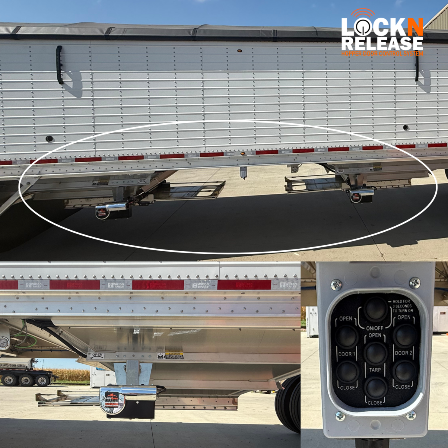 Hopper Door Kit for Grain Trailers 326