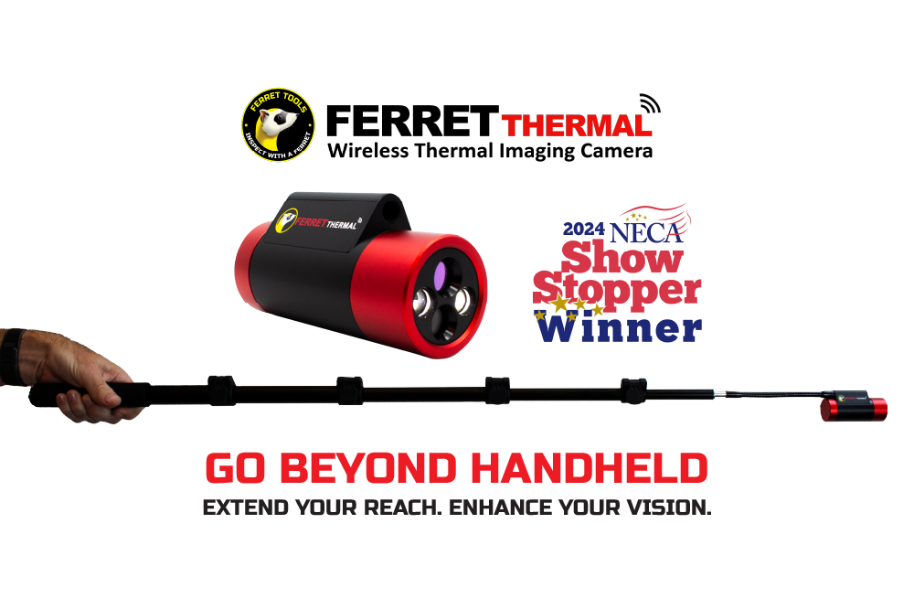 See More. Do More.  Go Beyond Handheld with the Ferret  Thermal Wireless Imaging Inspection Camera 549