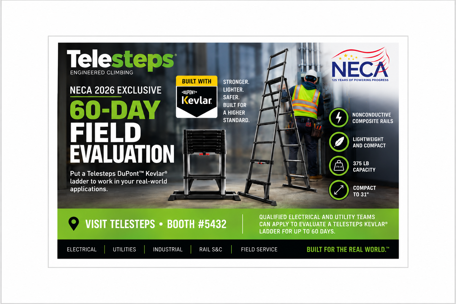 NECA 2026 Exclusive: 60-Day Telesteps Kevlar® Field Evaluation 846