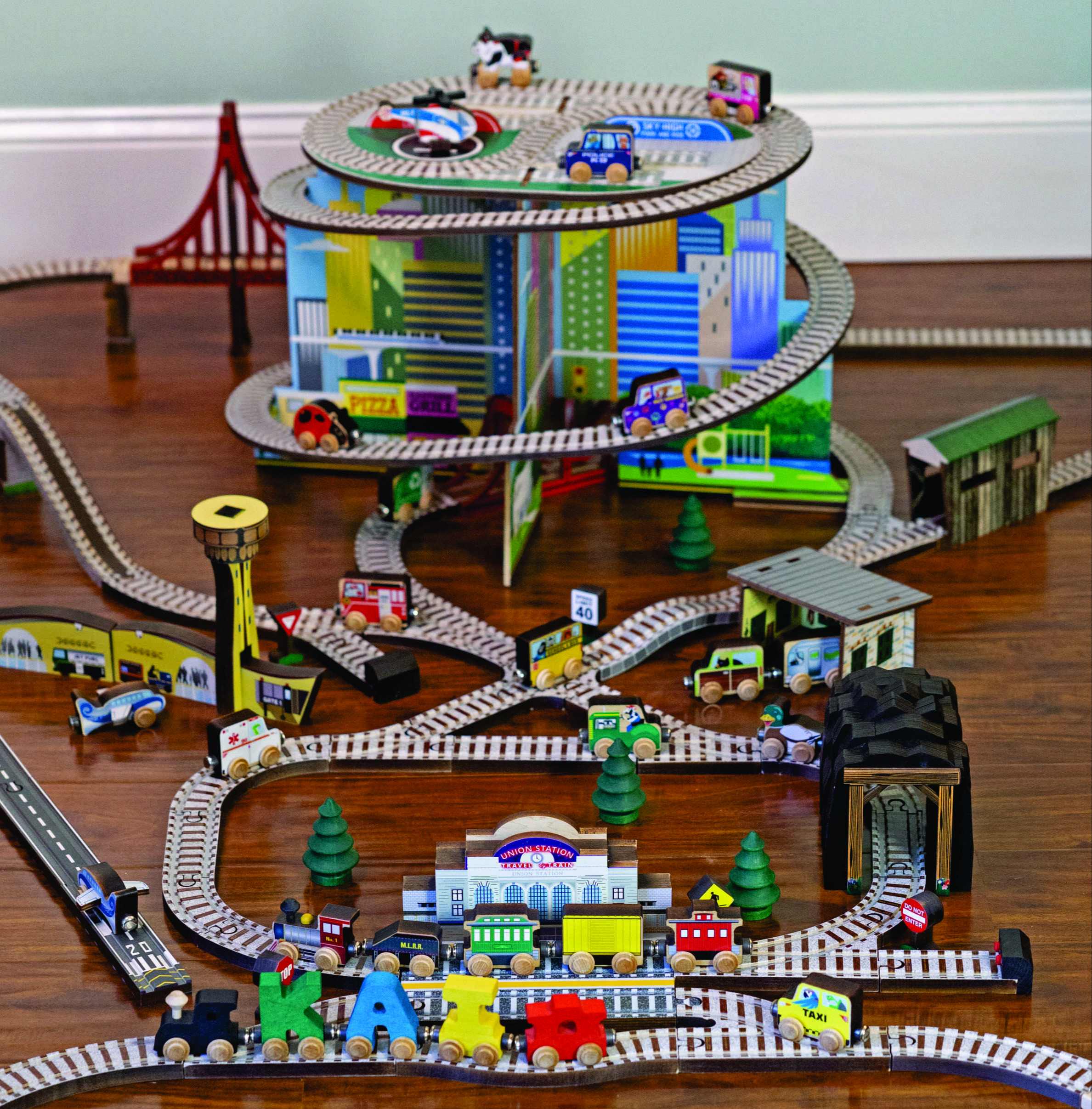 NameTrain Wooden Railway System 22