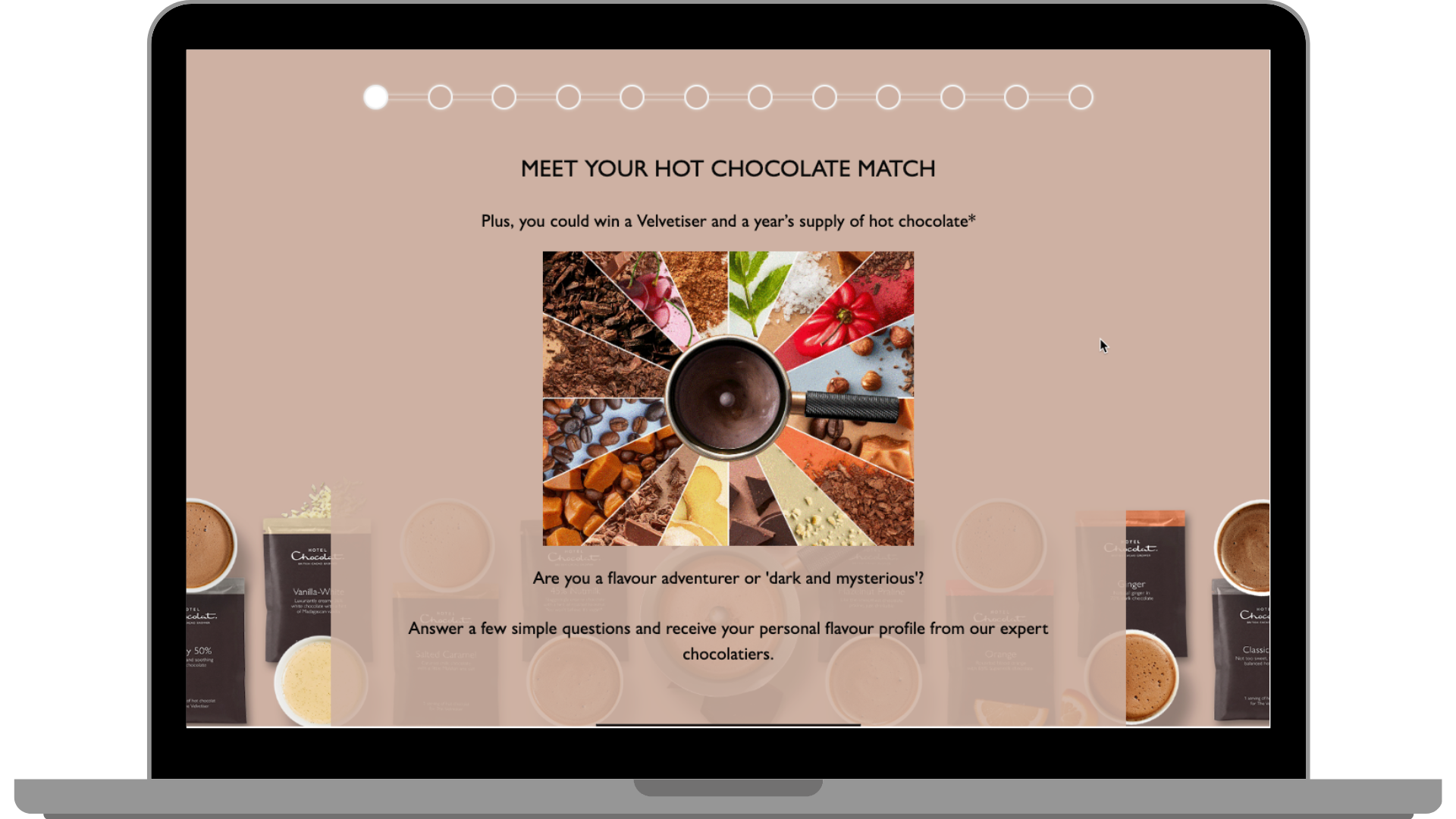 Interactive Quiz for Hotel Chocolat (MARS) 1171
